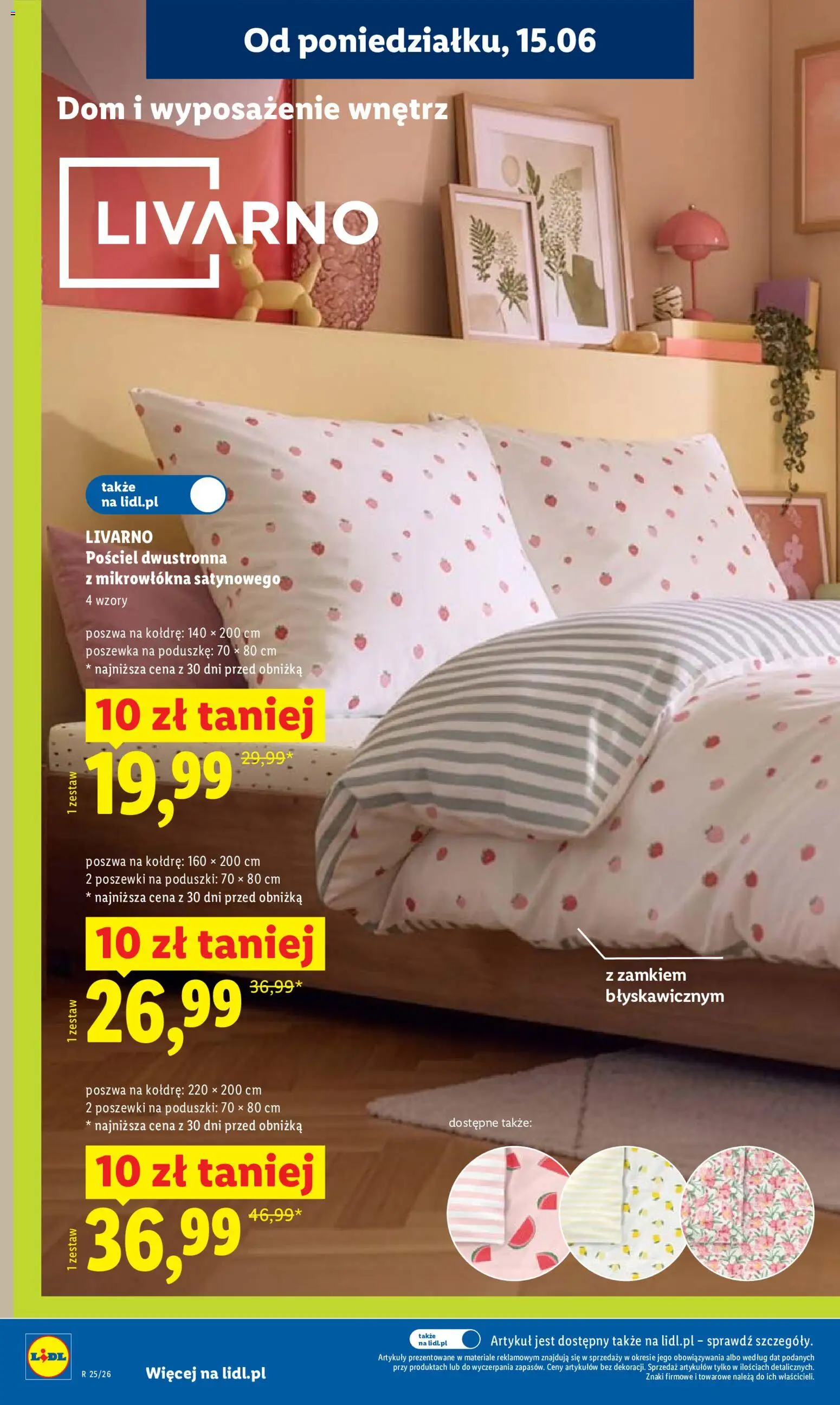 Lidl gazetka od 15.06.2026 | Strona: 30 | Produkty: Pościel
