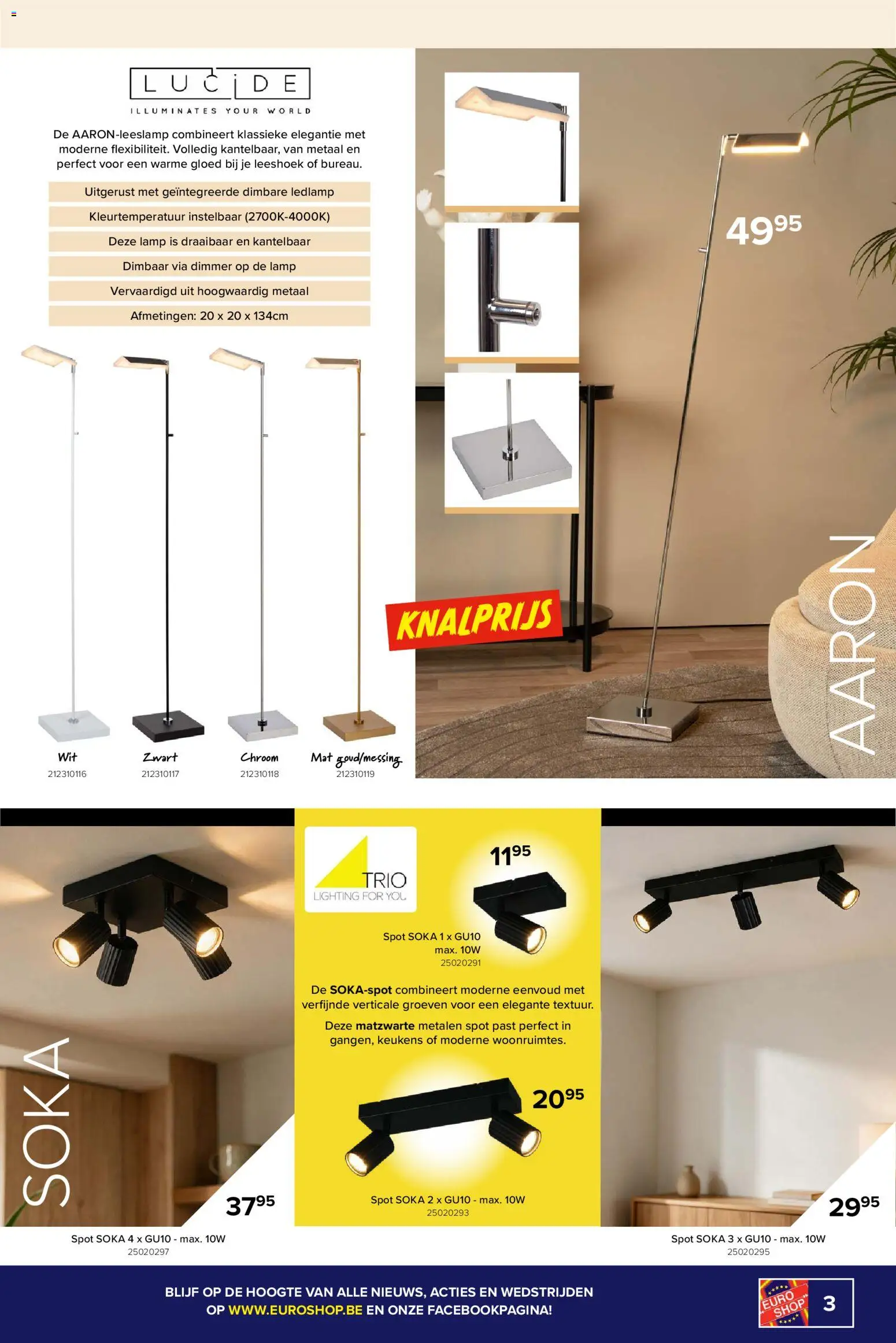 {H1} | Pagina: 3 | Producten: Lamp, Ledlamp