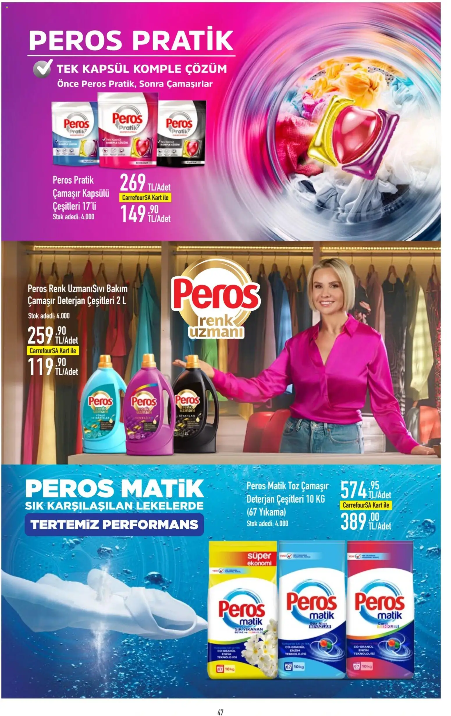 CarrefourSA Katalog - 23 Temmuz 2026 tarihinden itibaren geçerlidir | Sayfa: 47