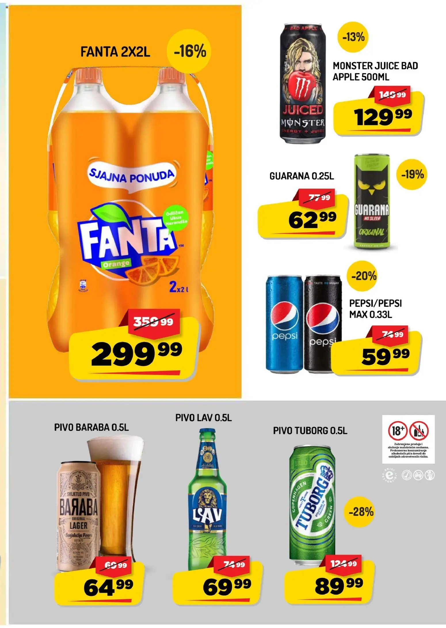 Aman katalog - važi od 11.09.2026 | Strana: 13 | Proizvode: Pepsi Max, Fanta, Pica, Pepsi