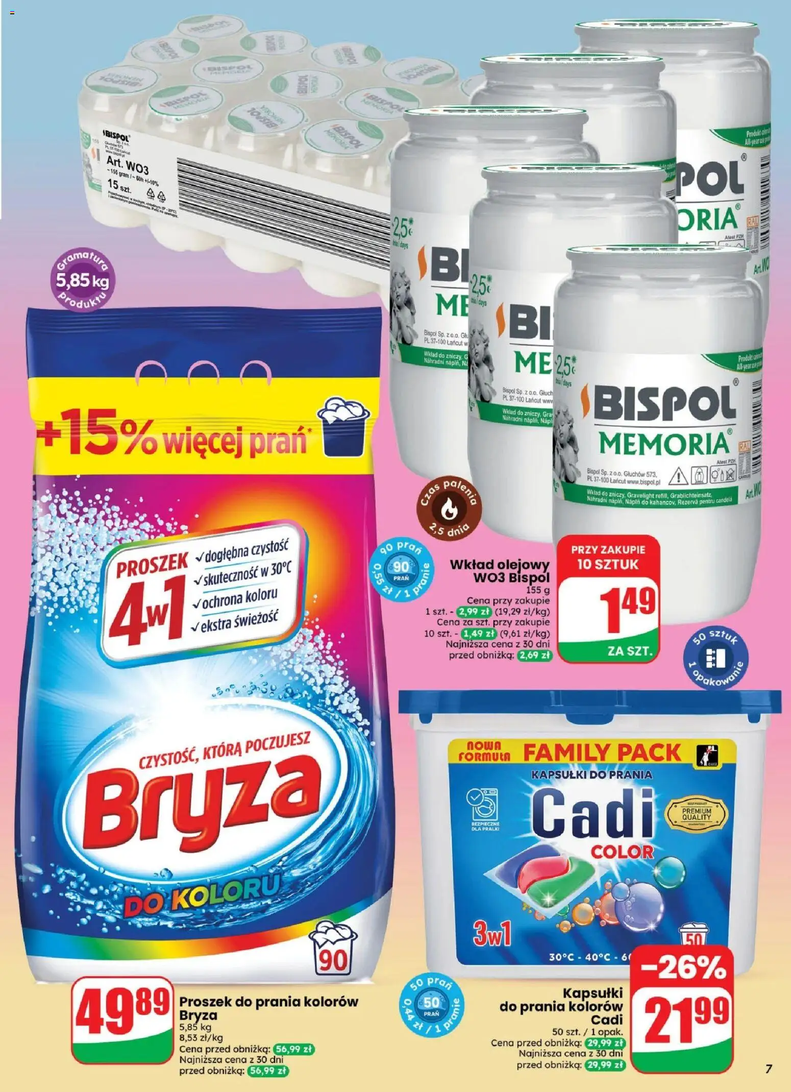 Dino gazetka - Weekendowe Okazje od 16.10.2026 | Strona: 7 | Produkty: Kapsułki, Proszek, Gra, Kapsułki do prania