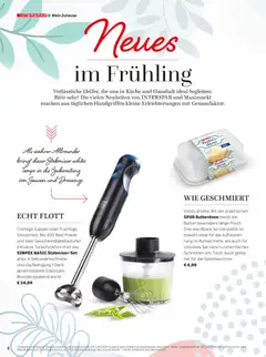 Interspar Mein Zuhause Magazin  ab 07.04.2026 gültig | Seite: 4 | Produkte: Butter