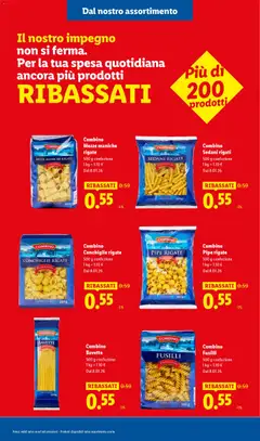 Anteprima del volantino Combino Fusilli, 500 g confezione valido a partire dal 08/01/2026 | Pagina: 21 | Prodotti: Fusilli, Semola