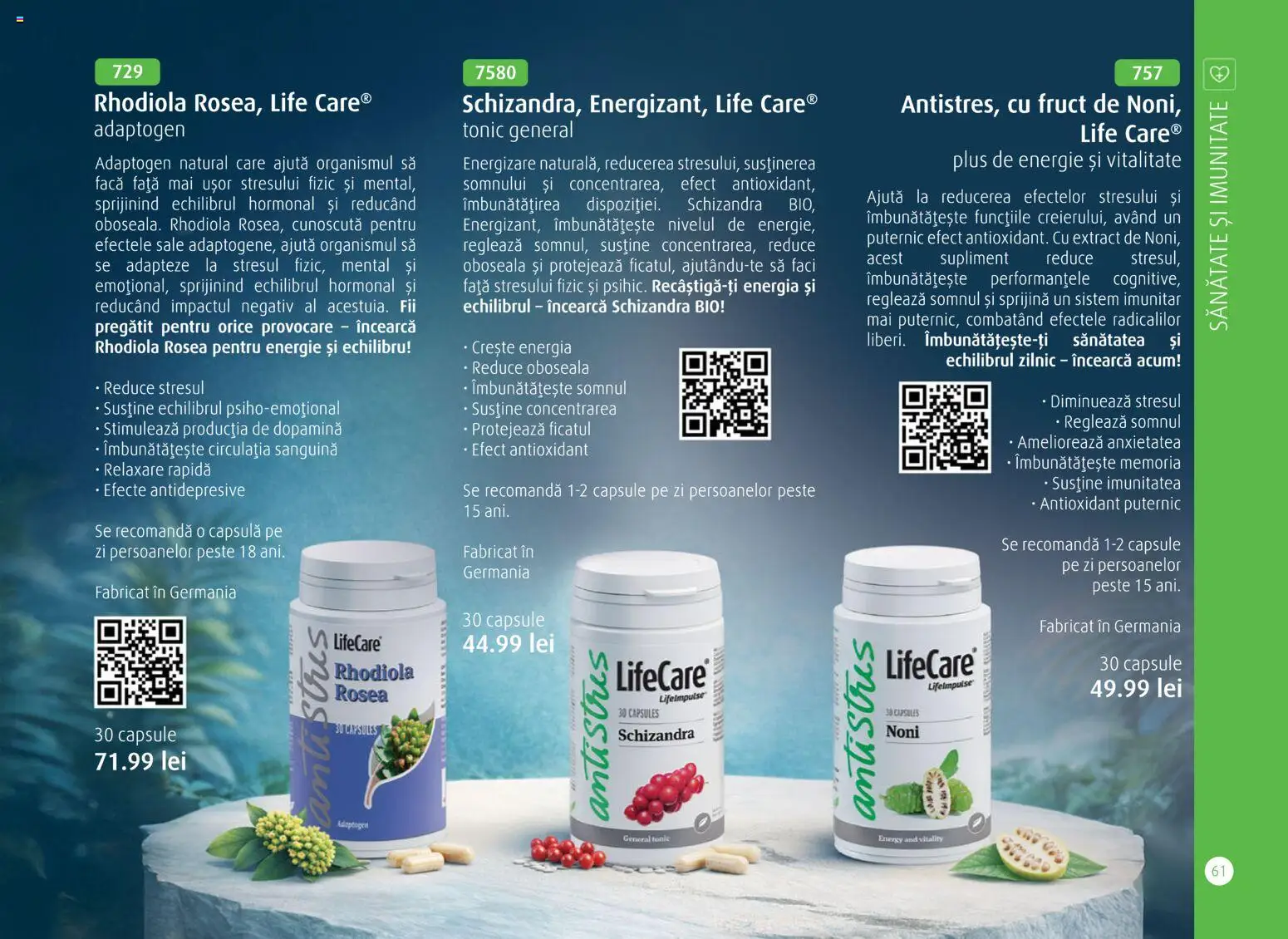 Noul catalog Life Care – valabil de la 01.04.2026 | Pagină: 63 | Produse: Şerit ödül, Pește