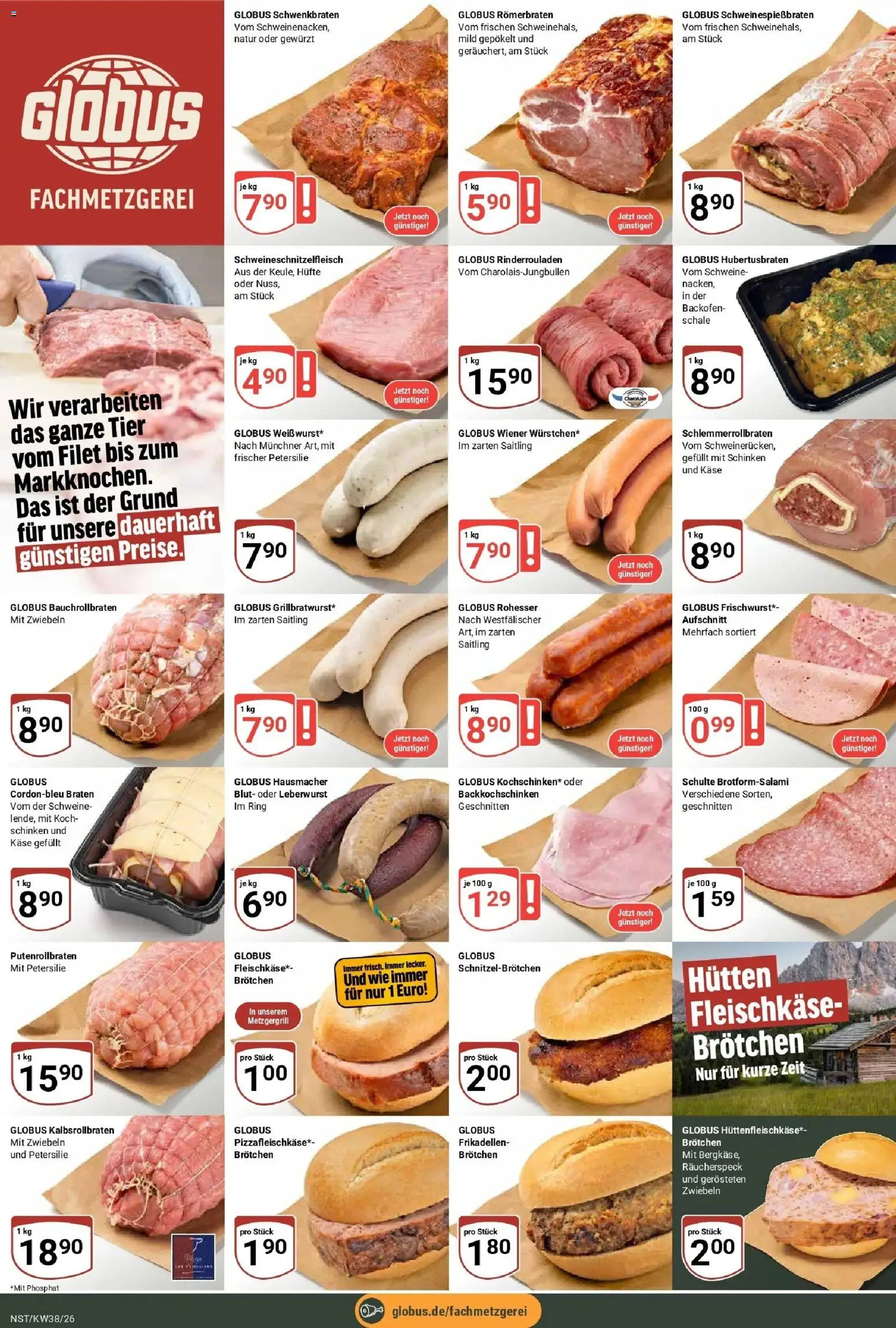 Globus Prospekt Neustadt (ab 14.09.2026) » Angebote online | Seite: 7 | Produkte: Rinderrouladen, Käse, Zwiebeln, Backofen