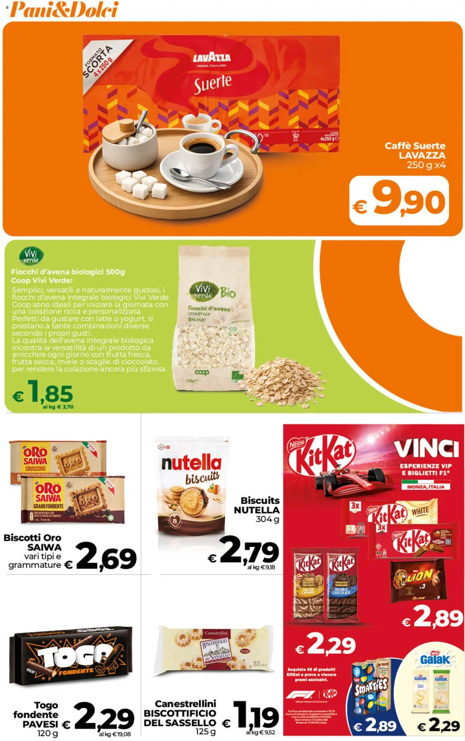 Volantino Ipercoop del 22/09/2026 | Pagina: 33 | Prodotti: Biscotti, Fiocchi, Nutella, Fiocchi d'avena