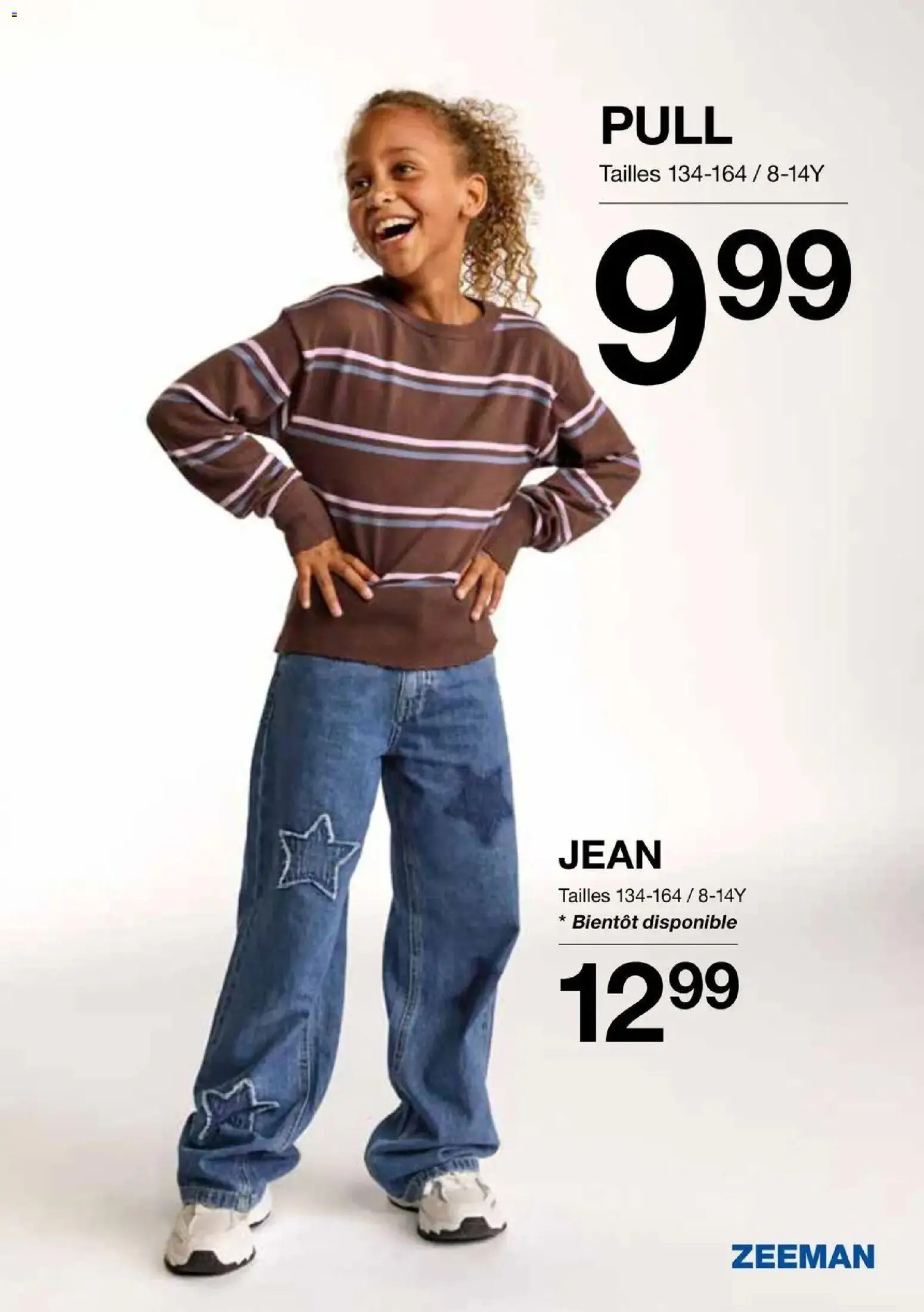 Zeeman - La rentrée avec notre nouvelle collection enfant à partir du 08/08/2026 - promo en ligne | Page: 19 | Produits: Jean, Pull
