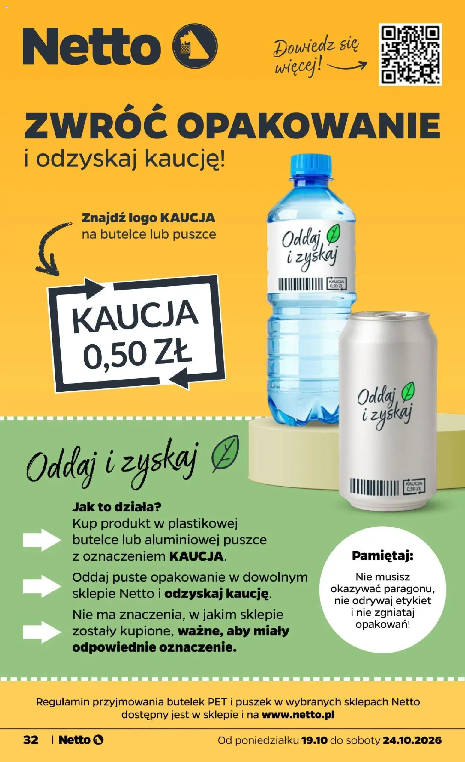 Netto gazetka od poniedziałku od 19.10.2026 | Strona: 32