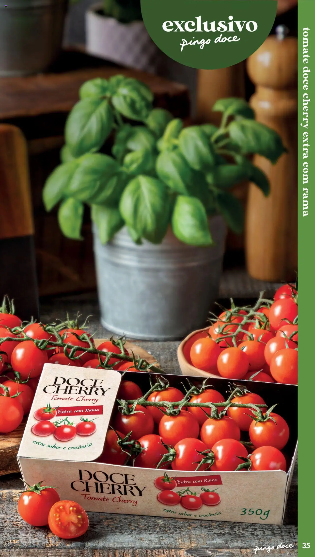 Pingo Doce - Catálogo Fruta e Legumes │ válido de 20/05/2025 | Página: 35 | Produtos: Tomate, Tomate cherry