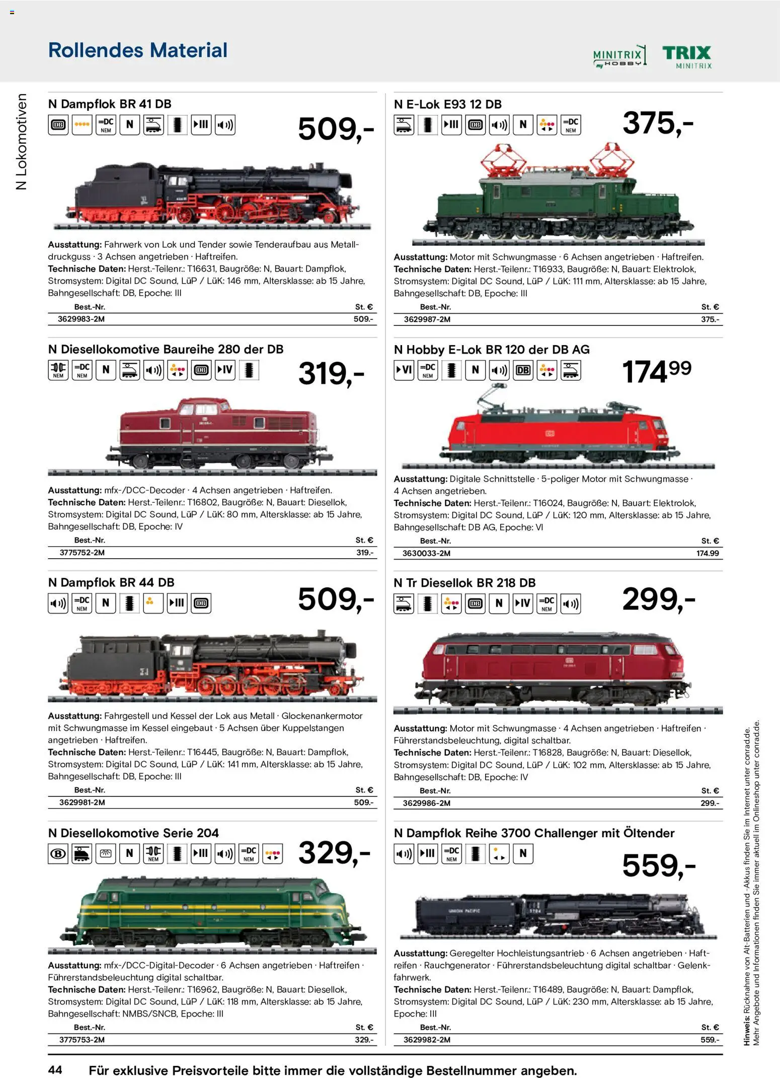 Conrad Modellbahn Katalog – gültig ab 07.09.2026 | Seite: 48