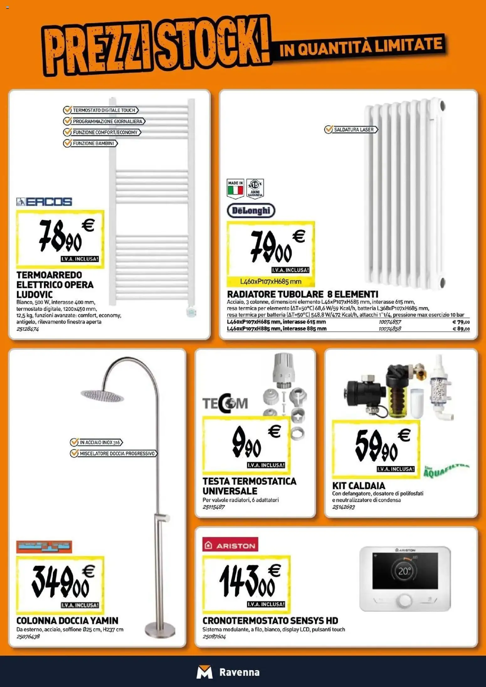 Nuovo TECNOMAT catalogo Ravenna dal 27/08/2026 > offerte anteprima 🛍️ | Pagina: 6 | Prodotti: Caldaia, Miscelatore, Batteria, Doccia