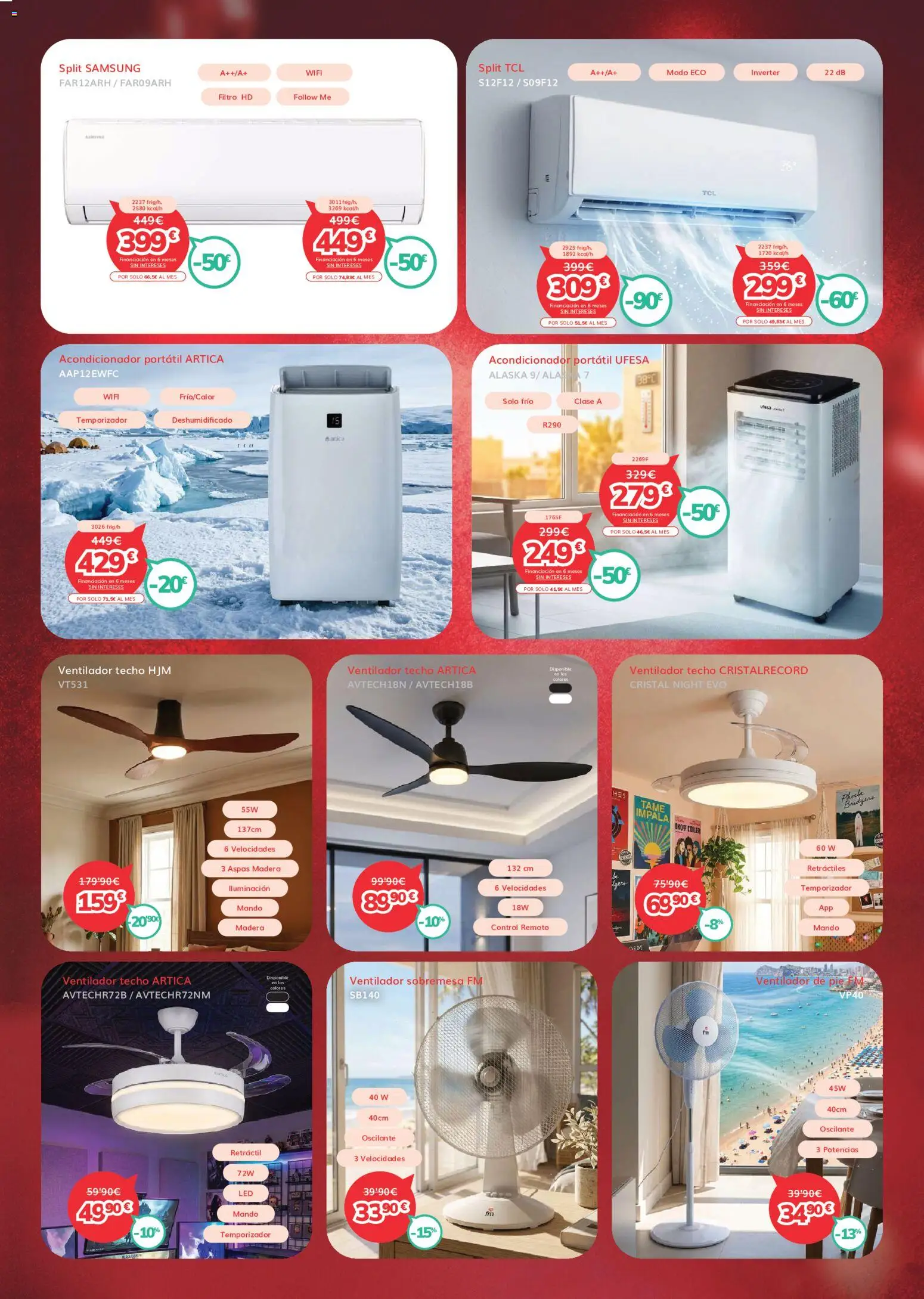 Mi Electro folleto │ válido desde el 01.05.2026 | Página: 9 | Productos: Acondicionador, Ventilador, Ventilador de pie