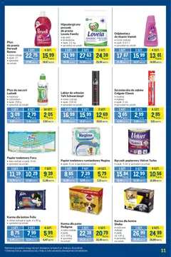 Pogląd oferty "Makro gazetka - Kupujesz więcej płacisz mniej" - ważna od 12.05.2026 | Strona: 11 | Produkty: Karma dla kotów, Lakier do włosów, Karma dla psów, Odplamiacz
