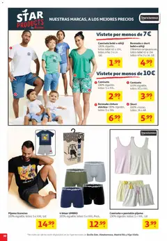 Vista previa Alcampo Canarias válido desde el 05.05.2026 | Página: 30 | Productos: Pijama