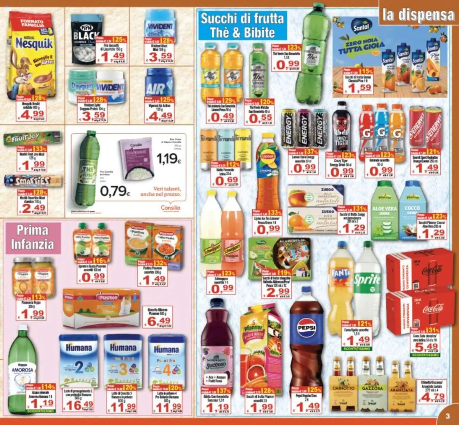 Volantino CTS del 21/08/2026 | Pagina: 3 | Prodotti: Frutta, The, Cocco, Ingredienti