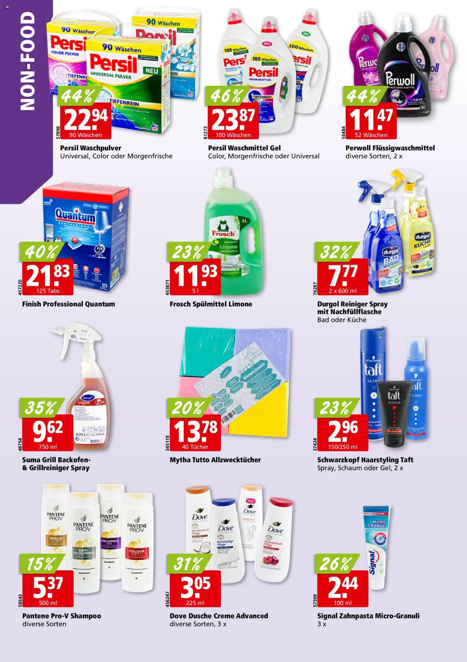 Aligro aktionen – gültig ab 31.08.2026 | Seite: 30 | Produkte: Dusche, Waschpulver, Waschmittel, Creme