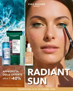Anteprima del volantino Yves Rocher catalogo Radiant Sun valido a partire dal 12.06.2026