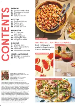 Preview of Tesco Magazine - May 2026 valid from 01.05.2026 | Page: 8 | Products: Kitchen, Cheese, Salad, Press