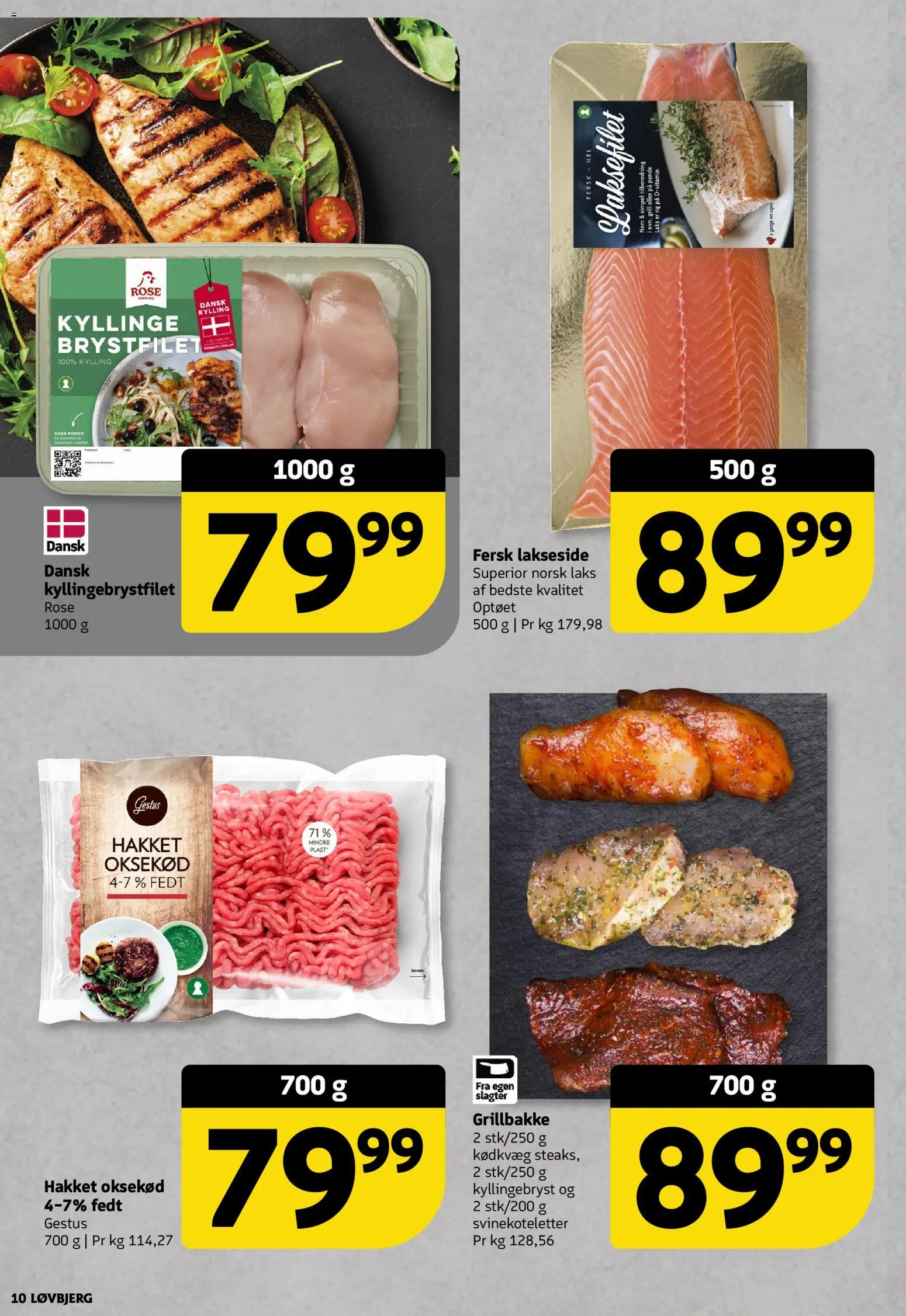 Løvbjerg tilbudsavis – gyldig fra 03/07/2026 | Side: 10 | Produkter: Oksekød, Grill