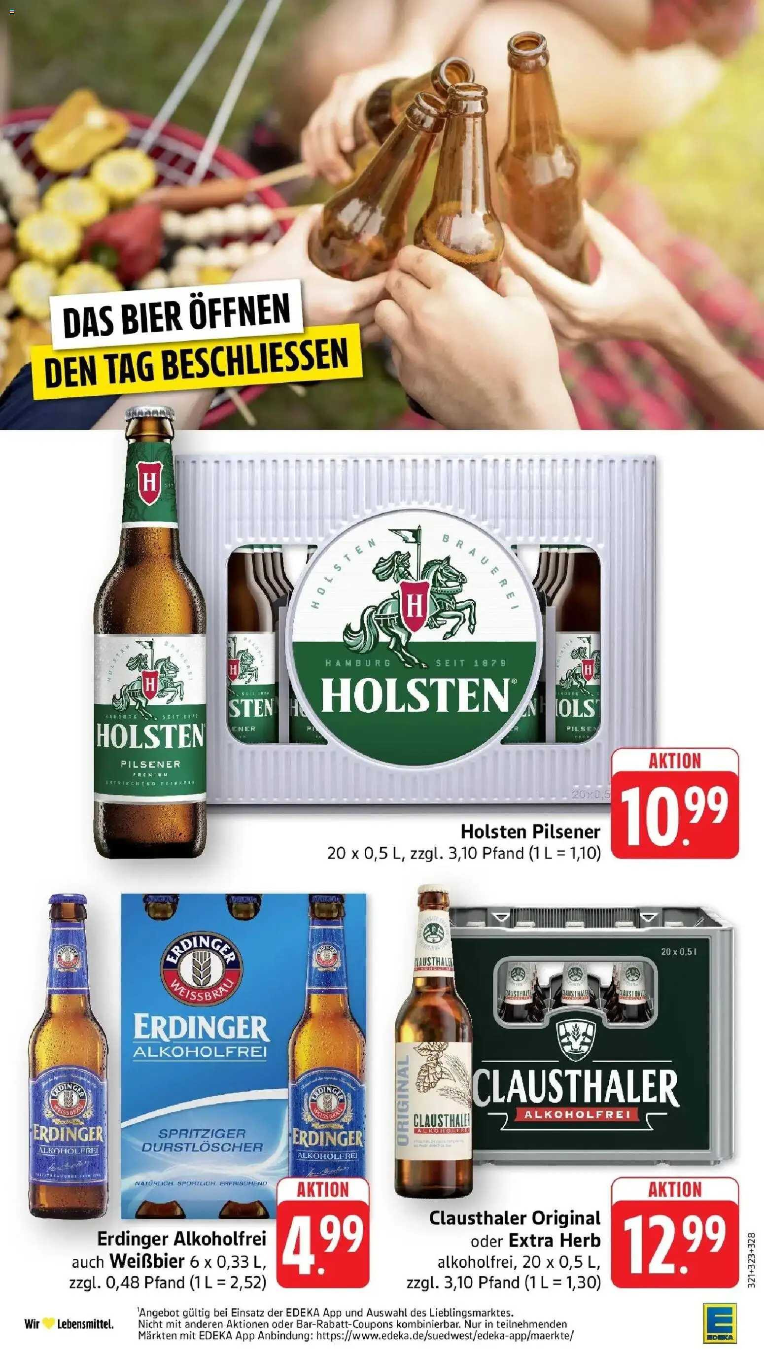 Edeka prospekt Steinfeld	 – gültig ab 27.04.2026 | Seite: 35 | Produkte: Durstloscher, Erdinger, Weißbier, Holsten