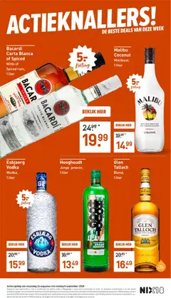 Gall en Gall folder - Voorbeeld van een folder van Gall en Gall, geldig van 24-08-2026 | Pagina: 23 | Producten: Vodka, La, Bacardi, Malibu