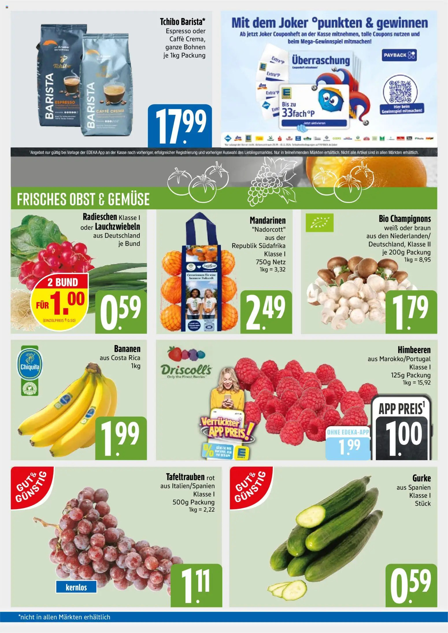 E xpress Prospekt – gültig ab 12.10.2026 | Seite: 3 | Produkte: Mandarinen, Champignons, Gemüse, Obst