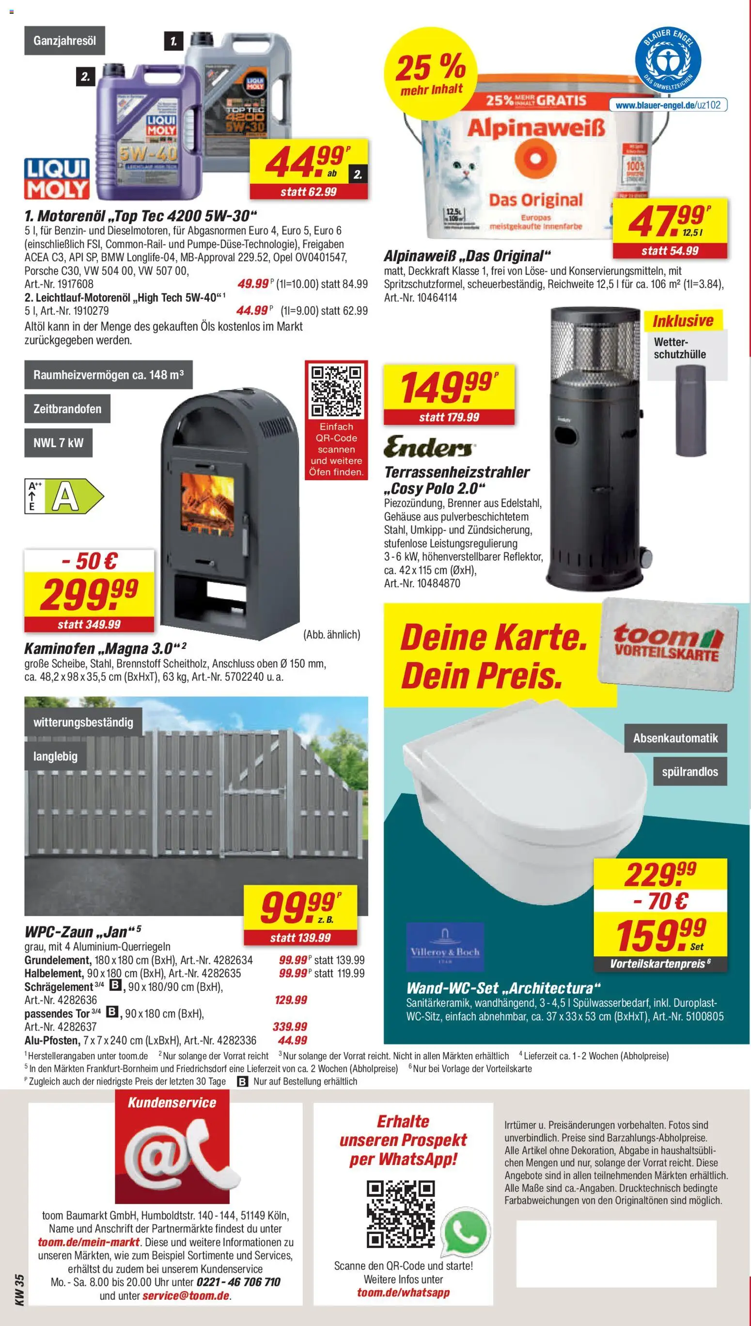 Toom Baumarkt Prospekt – gültig ab 22.08.2026 | Seite: 20