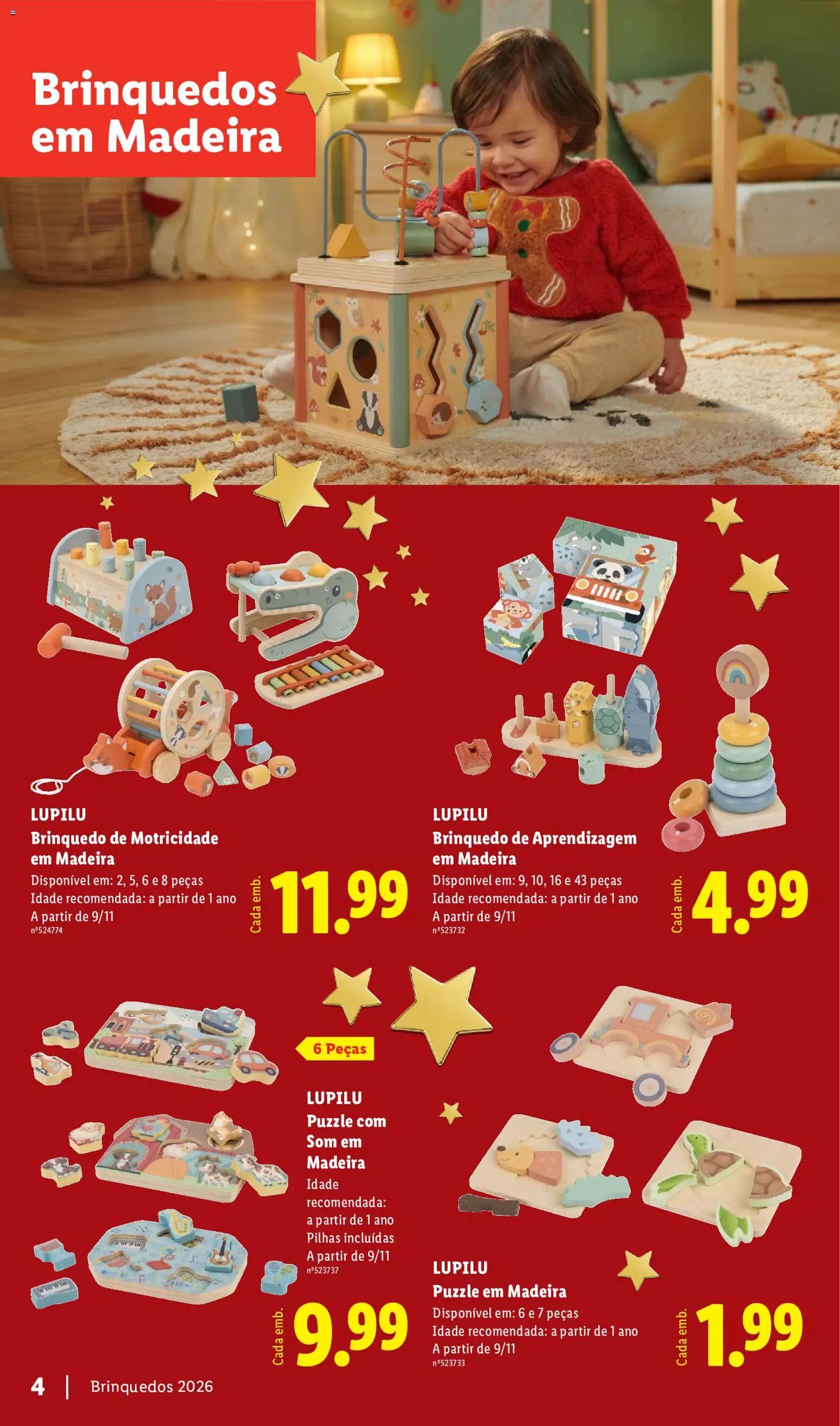 Lidl Folheto Especial Brinquedos │ válido de 26/10/2026 | Página: 4 | Produtos: Pilhas, Brinquedos
