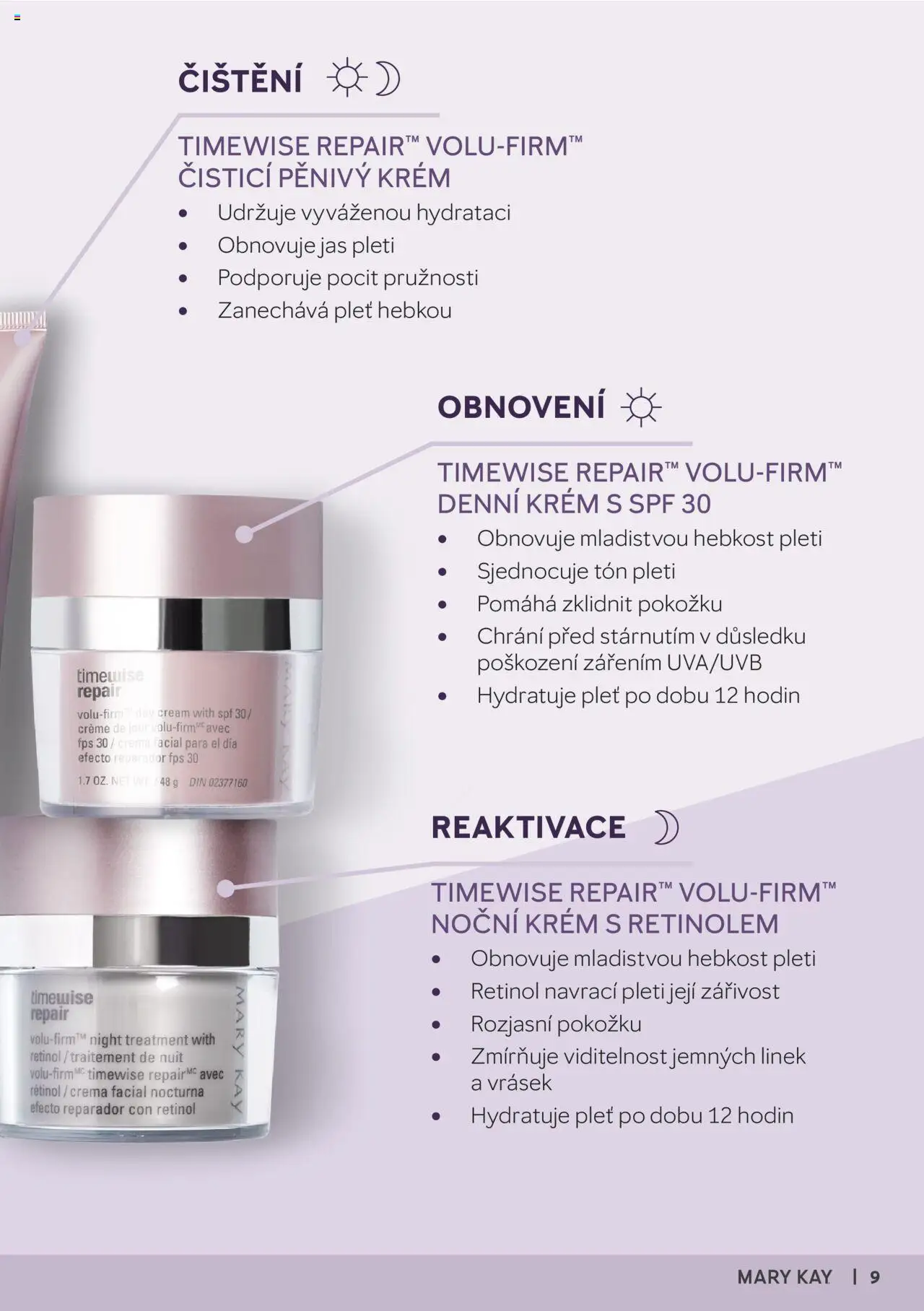 Mary Kay katalog - TimeWise Repair od 20.11.2023 | Strana: 9 | Produkty: Krém, Crema