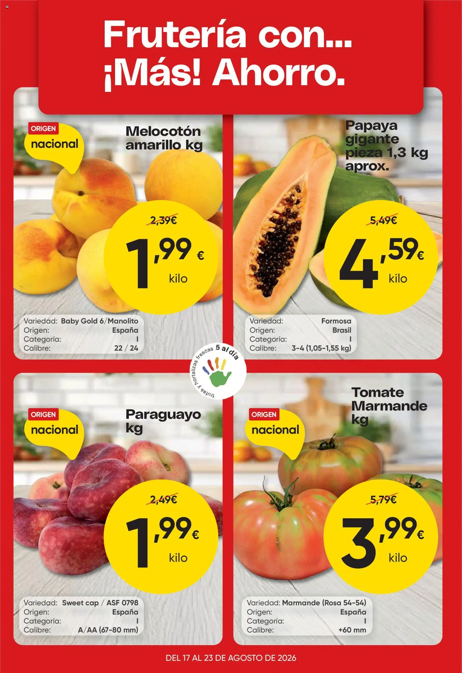Froiz Oferta semanal │ válido desde el 17/08/2026 | Página: 2 | Productos: Tomate
