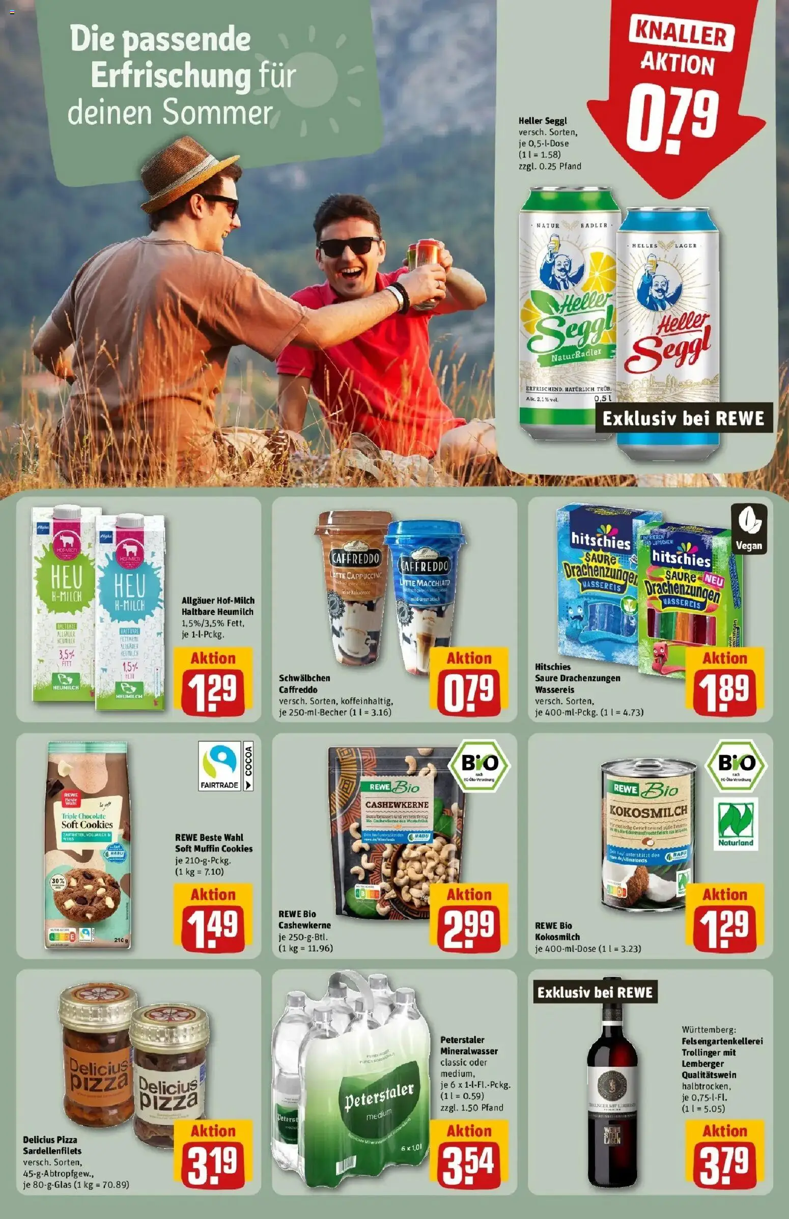 Rewe Prospekt Bretten – gültig ab 17.05.2026 | Seite: 23 | Produkte: Mineralwasser, Pizza