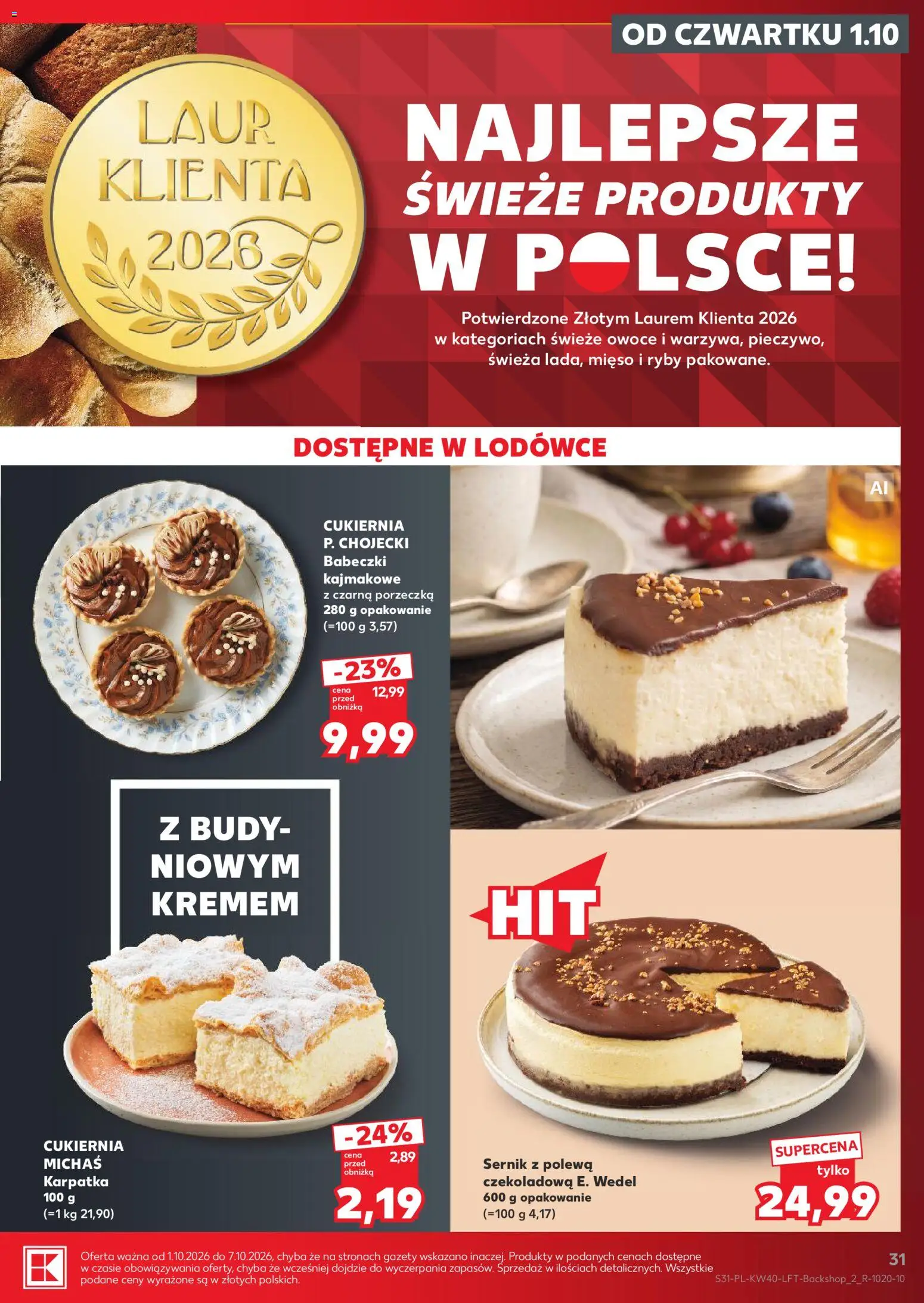 Kaufland gazetka od 01.10.2026 | Strona: 31