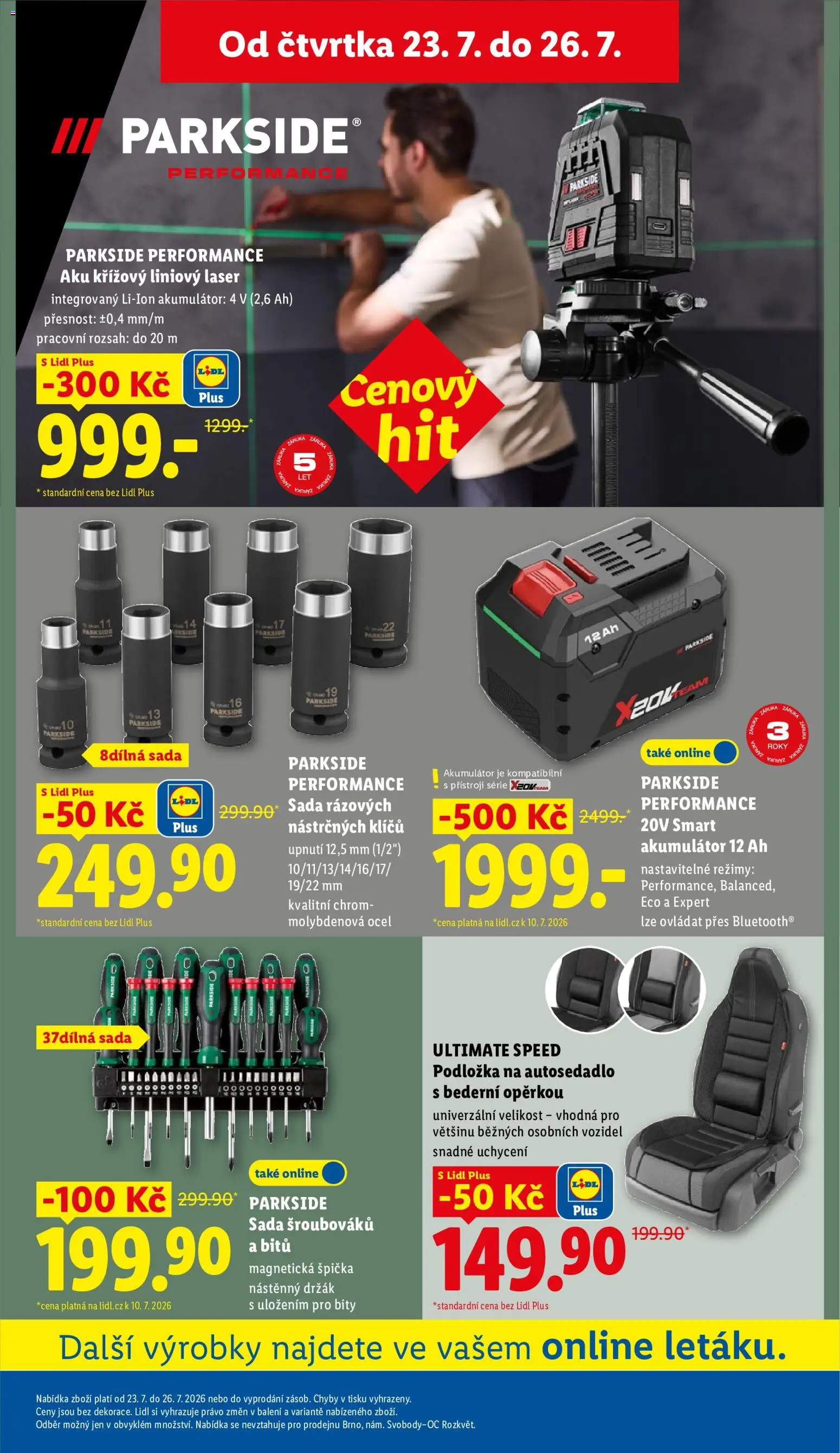Lidl leták od 23.07.2026 | Strana: 43 | Produkty: Parkside, Ultimate Speed