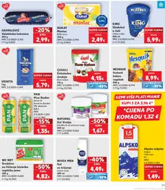 PAN Pivo Radler limun ili breskva đumbir, Pivo Radler limun ili breskva đumbir 2% alkohola - Pregled kataloga iz trgovine Kaufland, vrijedi od 17.06.2026 | Stranica: 39