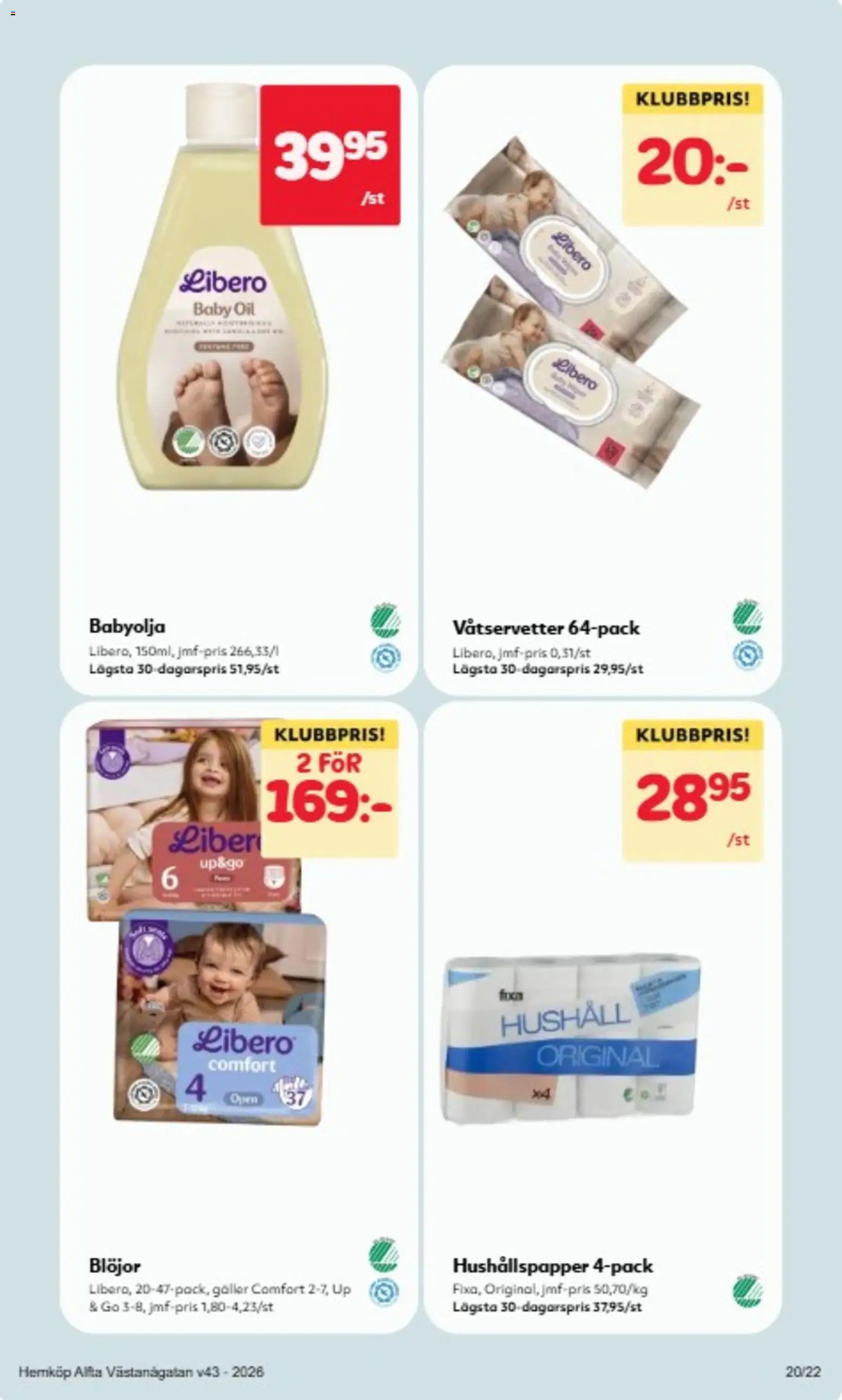Hemköp reklamblad aktuell från 19/10/2026 | Sida: 20