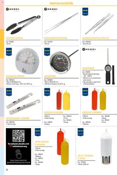 MÁGNESES HŐMÉRŐ, Csz.: 998333 • Méret: 56x58x19 mm • Mérési tartomány: -20°C-tól +50°C-ig - amely érvényes a következő dátumtól: 17.02.2025 | Oldal: 32
