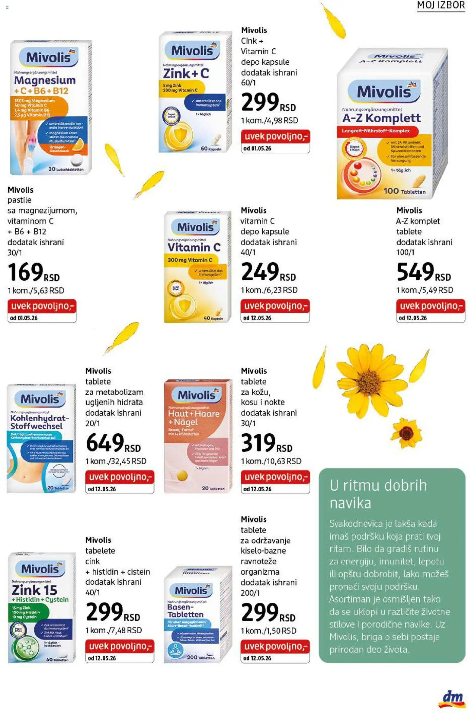 DM Drogerie katalog - važi od 01.08.2026 | Strana: 5 | Proizvode: Kapsule