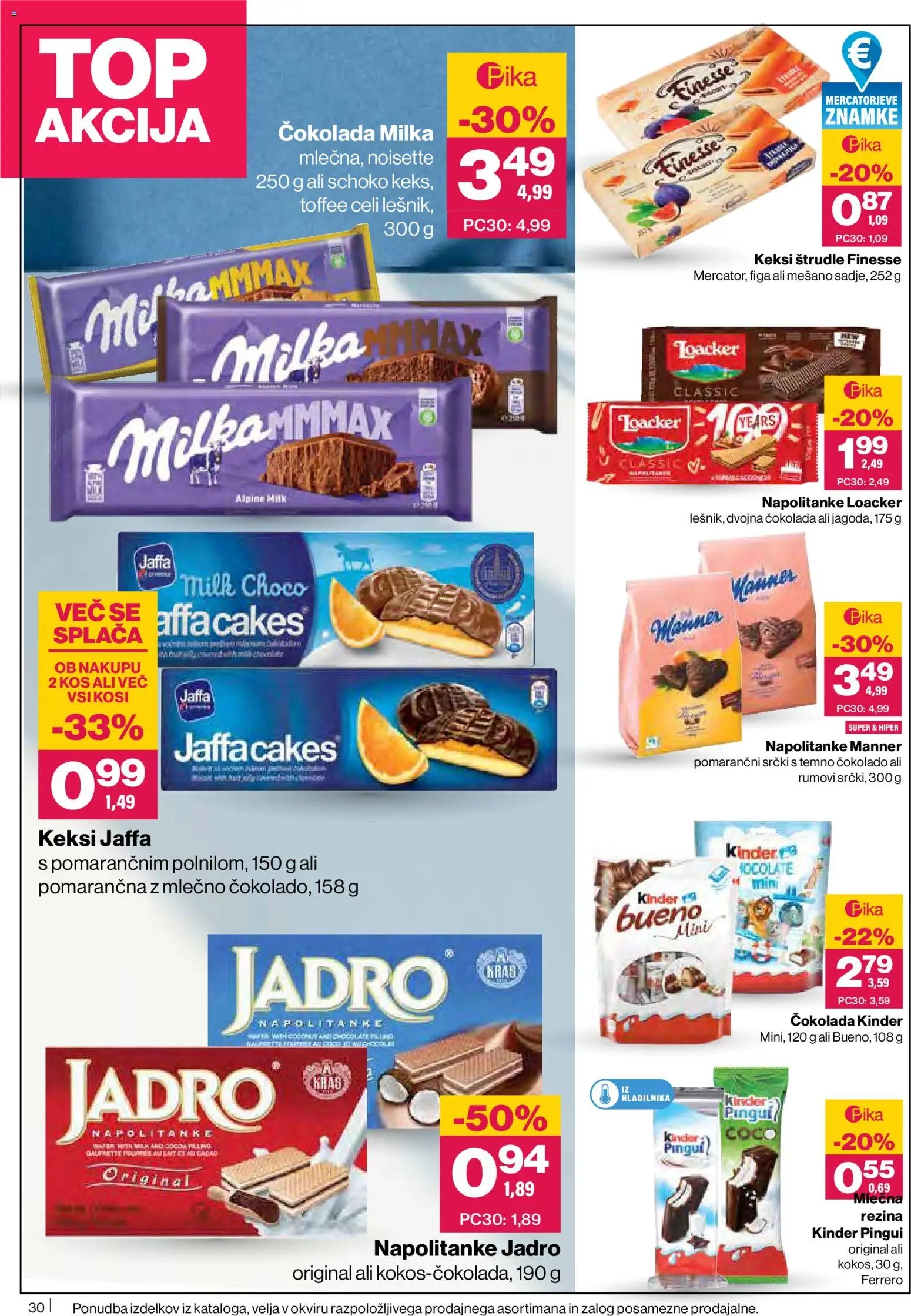 Novi Mercator katalog ponudbe – veljaven od 02.07.2026 | Stran: 30