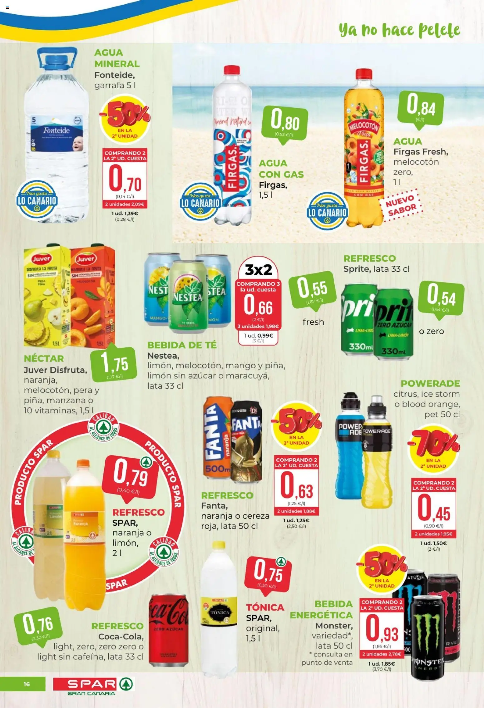 Spar - folleto │ válido desde el 15.05.2026 | Página: 16 | Productos: Manzana, Té, Néctar, Agua mineral