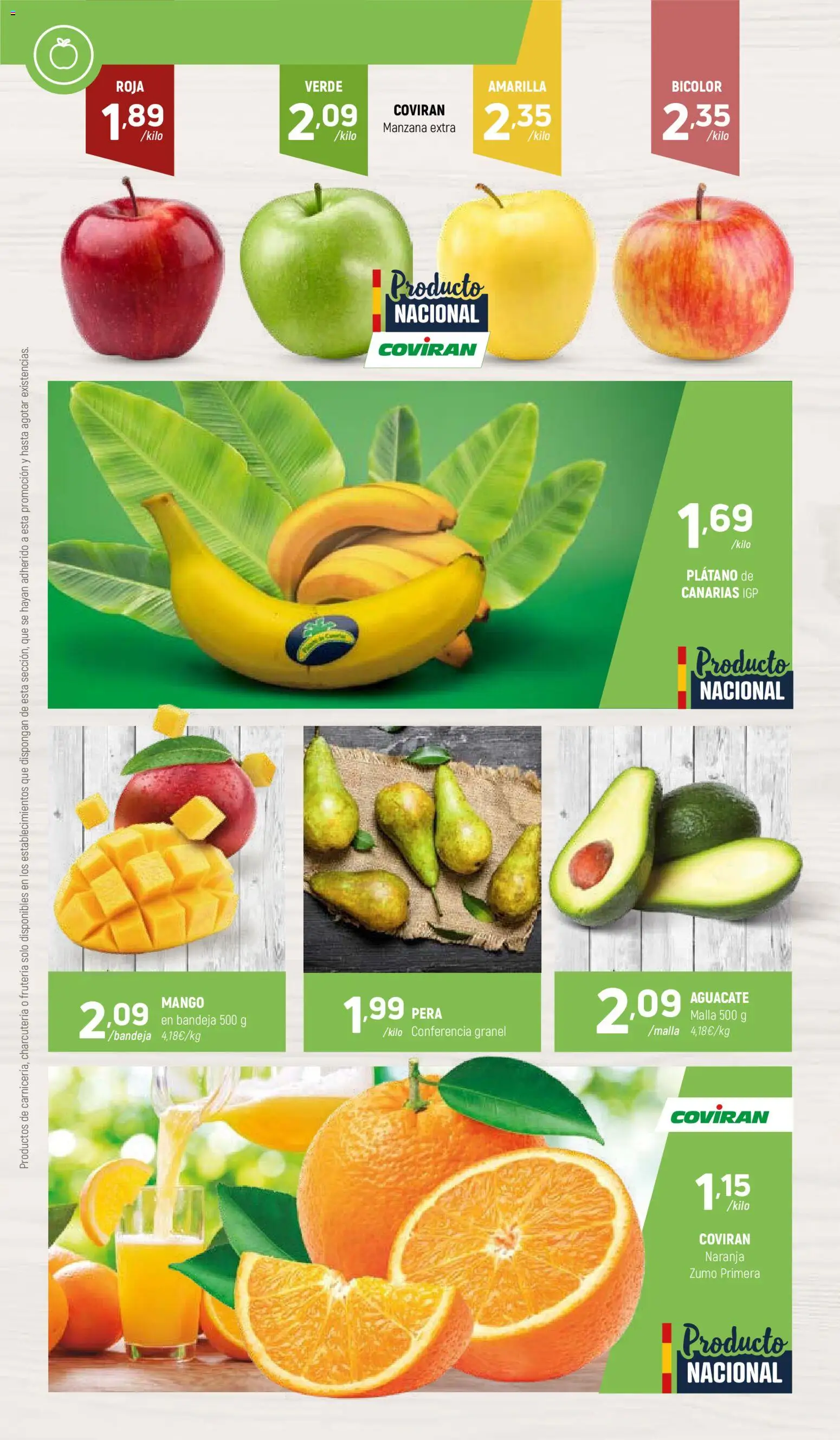 Coviran - Suroccidental │ válido desde el 07.04.2026 | Página: 2 | Productos: Ροζ πιπέρι, Manzana, Ρούτερ, Bandeja