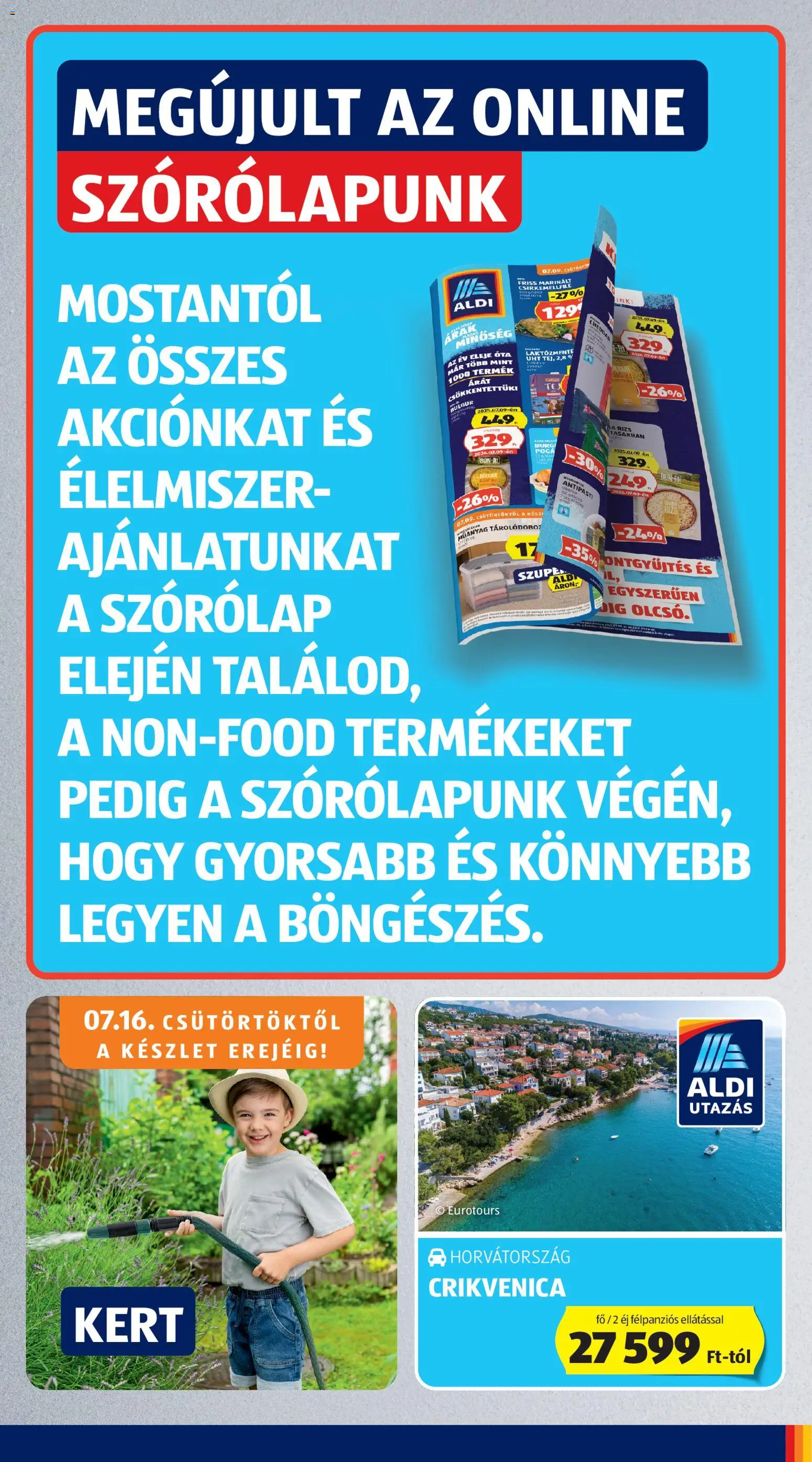 Aldi akciós ujság - amely érvényes a következő dátumtól: 2026.07.16. | Oldal: 7