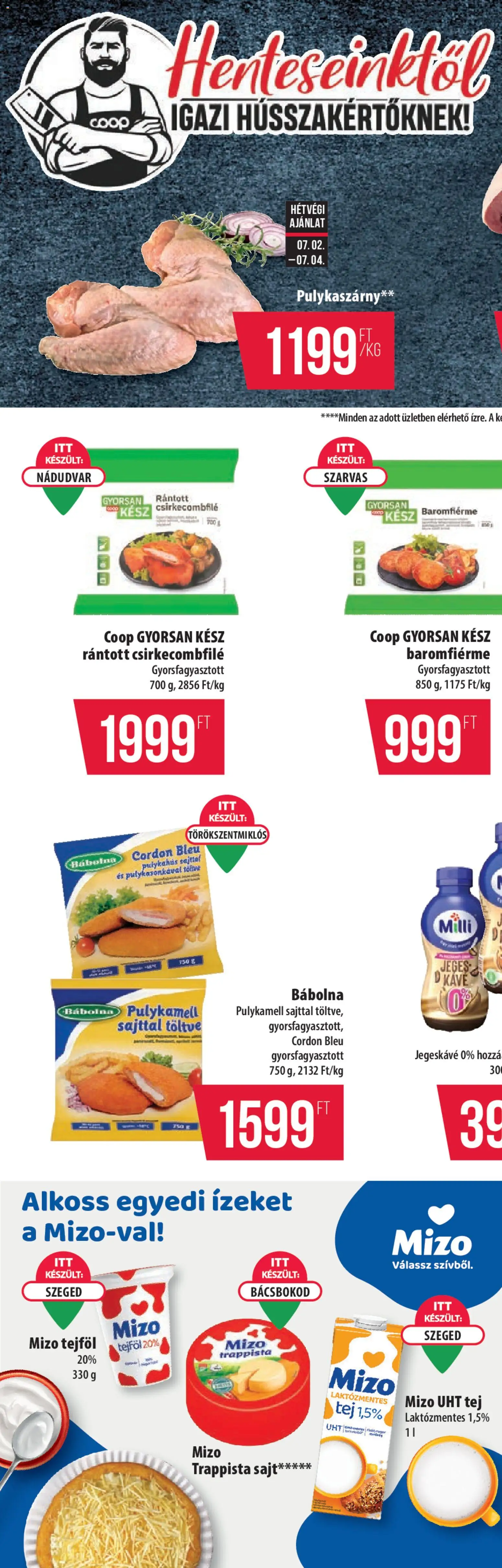 COOP akciós ujság - amely érvényes a következő dátumtól: 2026.07.02. | Oldal: 6 | Termékek: Virsli, Zöldborsó, Tejszelet, Só
