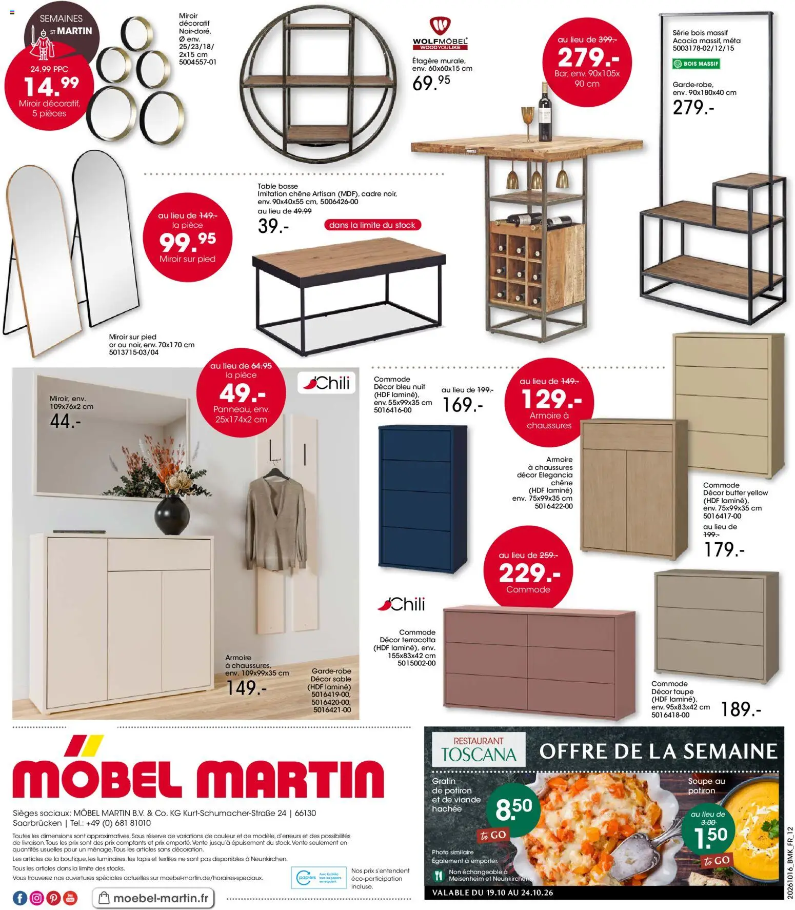 {H1} | Page: 12 | Produits: Potiron, Armoire, Miroir sur pied, Cadre