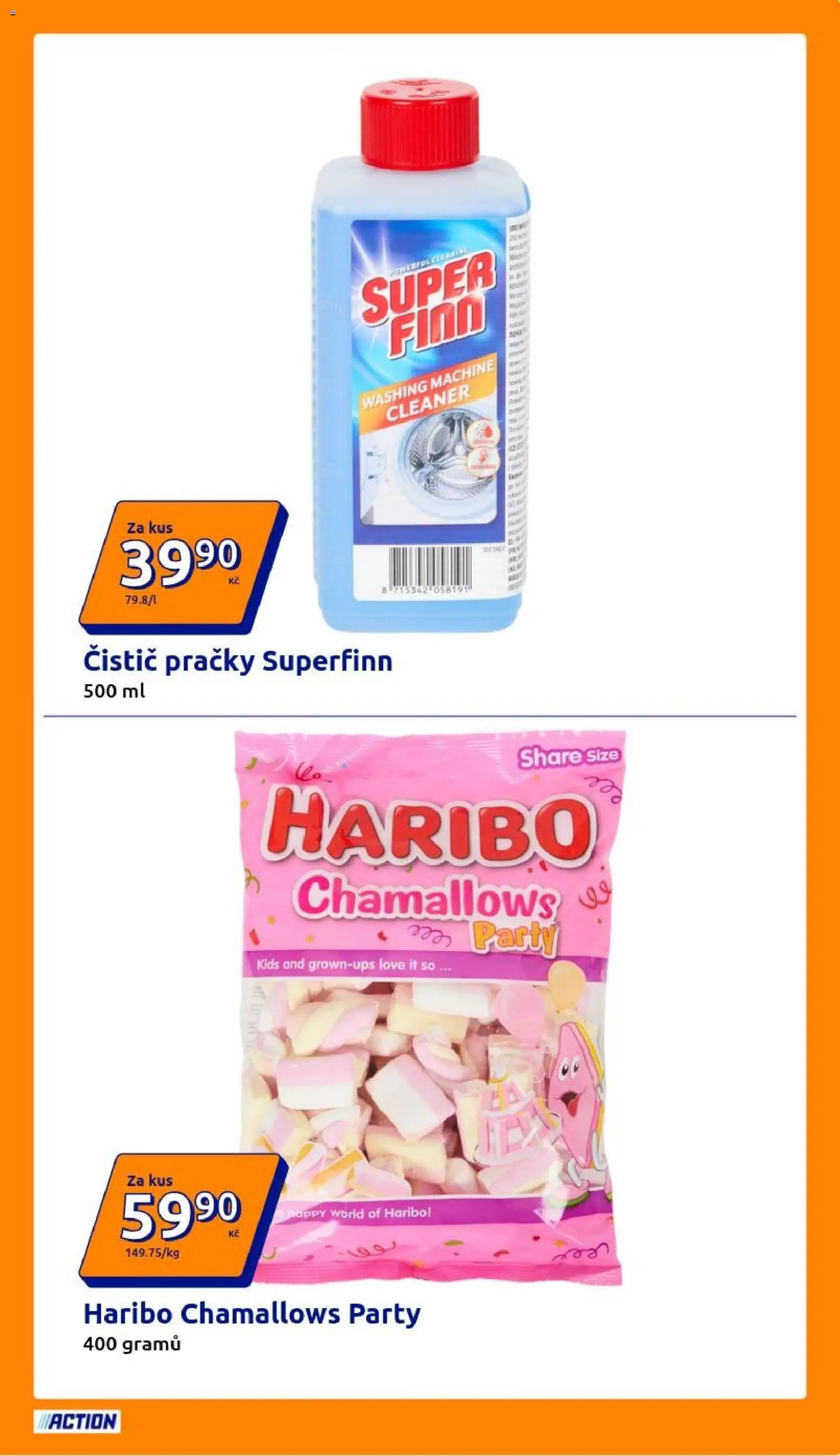 Action leták od 19.08.2026 | Strana: 23 | Produkty: Haribo, Pračky