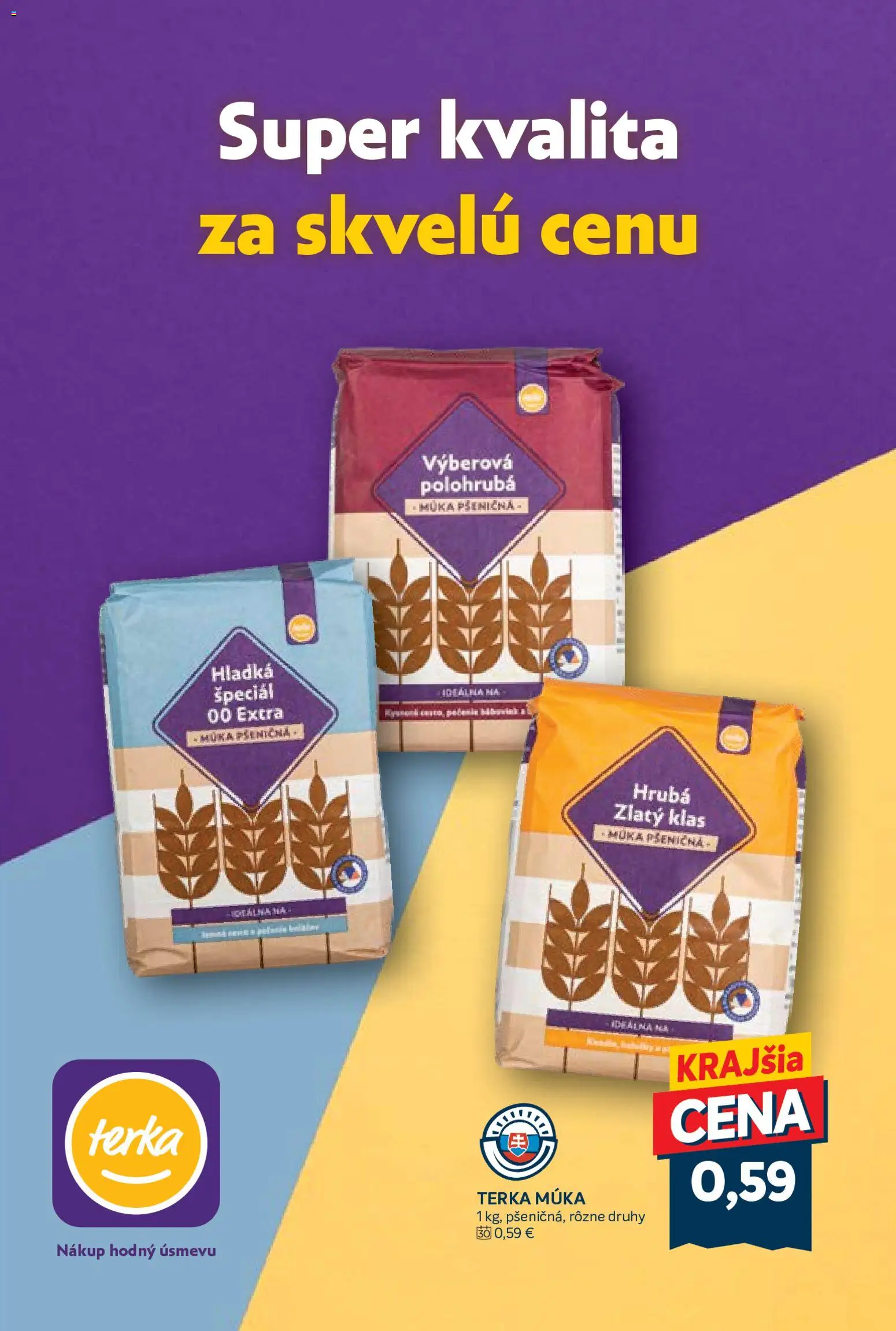 Nové Kraj akcie – leták je platný od 22.10.2026 | Strana: 8 | Produkty: Zlatý klas, Múka