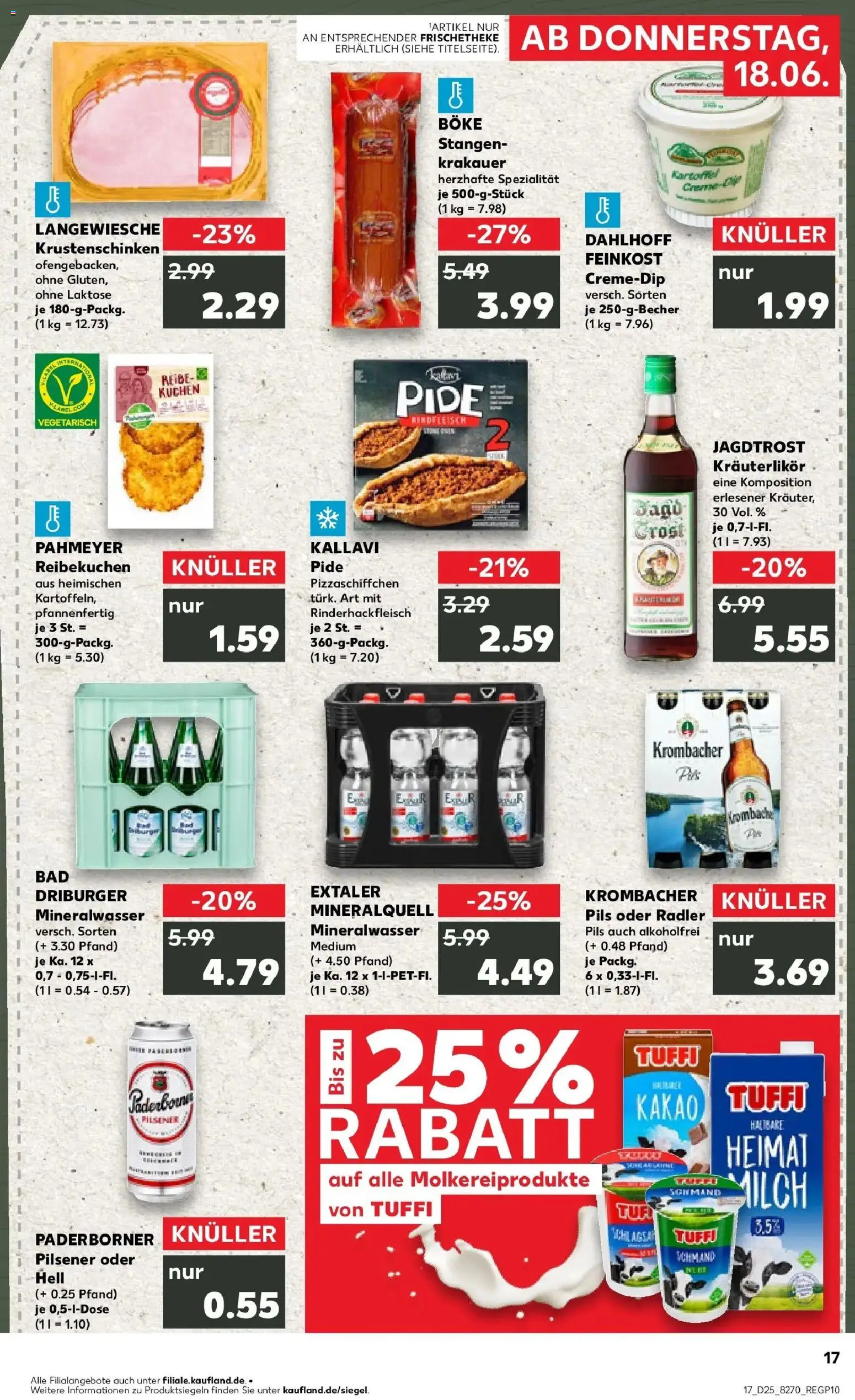 Kaufland Prospekt Höxter – gültig ab 15.06.2026 | Seite: 2 | Produkte: Bad, Mineralwasser, Radler, Kuchen