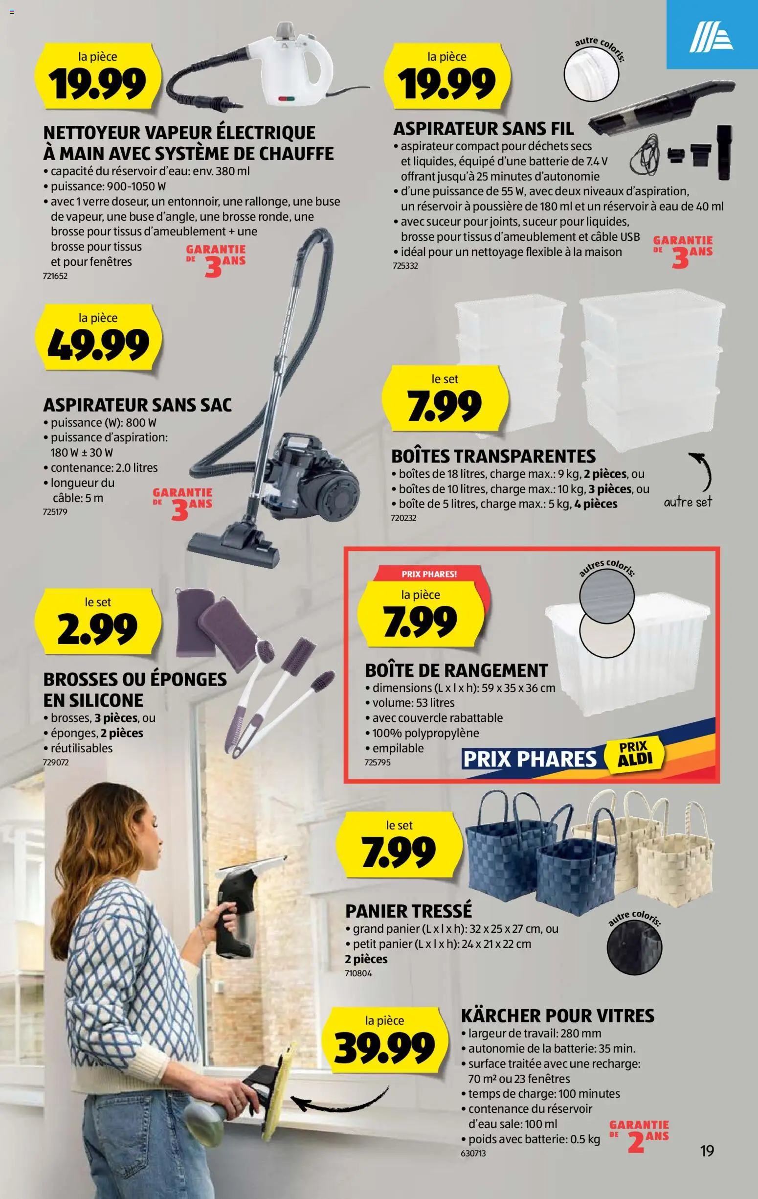 Aldi aktionen FR – gültig ab 09.07.2026 | Seite: 19 | Produkte: Box, Batterie, Usb