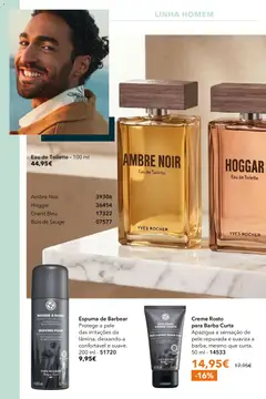 Pré-visualização Yves Rocher catálogo 10 válido de 30/07/2026 | Página: 52 | Produtos: Eau de toilette, Espuma de barbear, Creme
