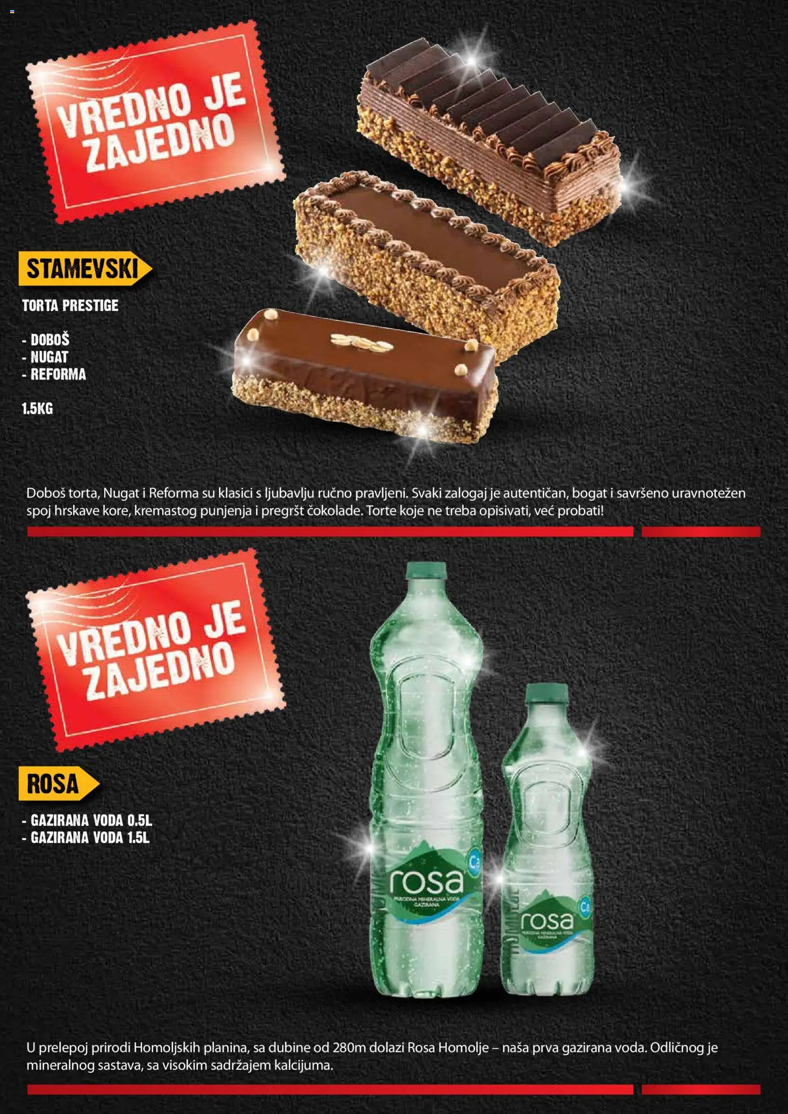 Mercator katalog - važi od 16.04.2026 | Strana: 15 | Proizvode: Voda, Torta