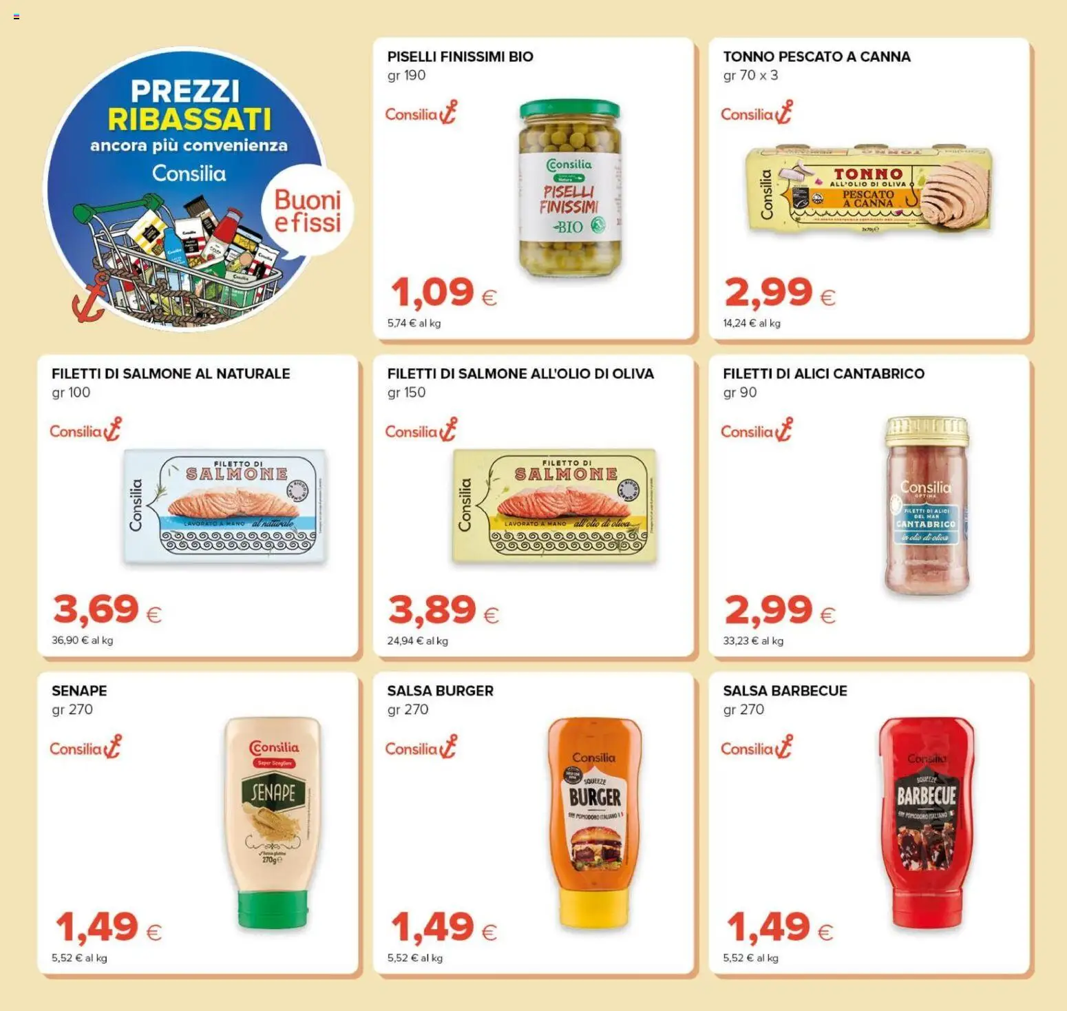 Volantino Tigre del 21/10/2026 | Pagina: 18 | Prodotti: Filetto, Pomodoro, Senape, Alici